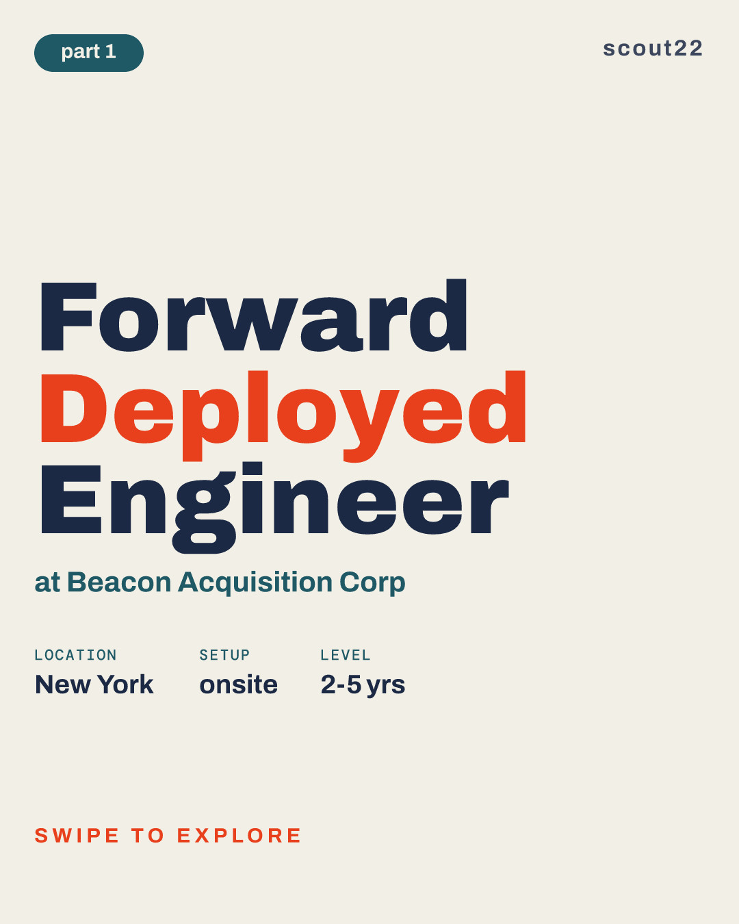 Forward Deployed Engineer at Beacon Acquisition Corp