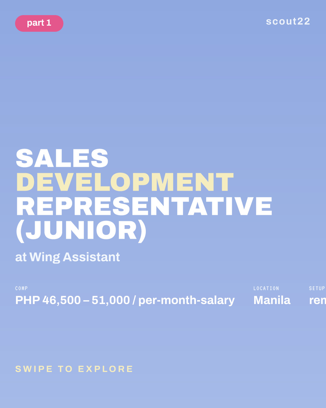 Sales Development Representative (Junior) at Wing Assistant