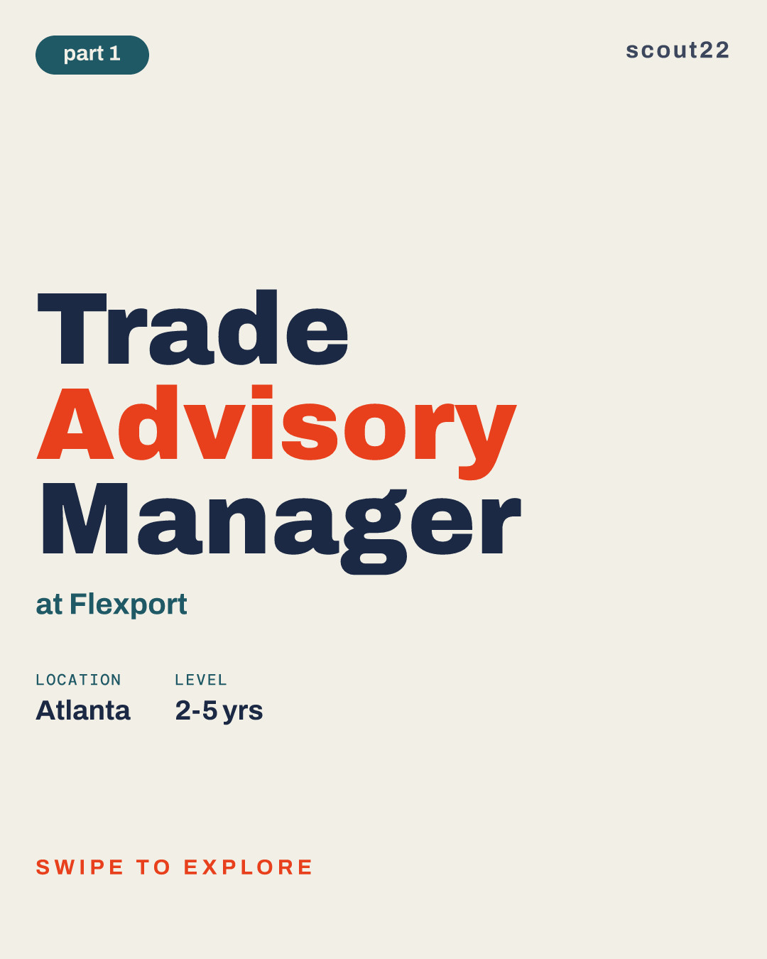 Trade Advisory Manager at Flexport