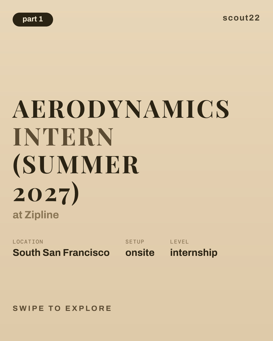 Aerodynamics Intern (Summer 2027) at Zipline