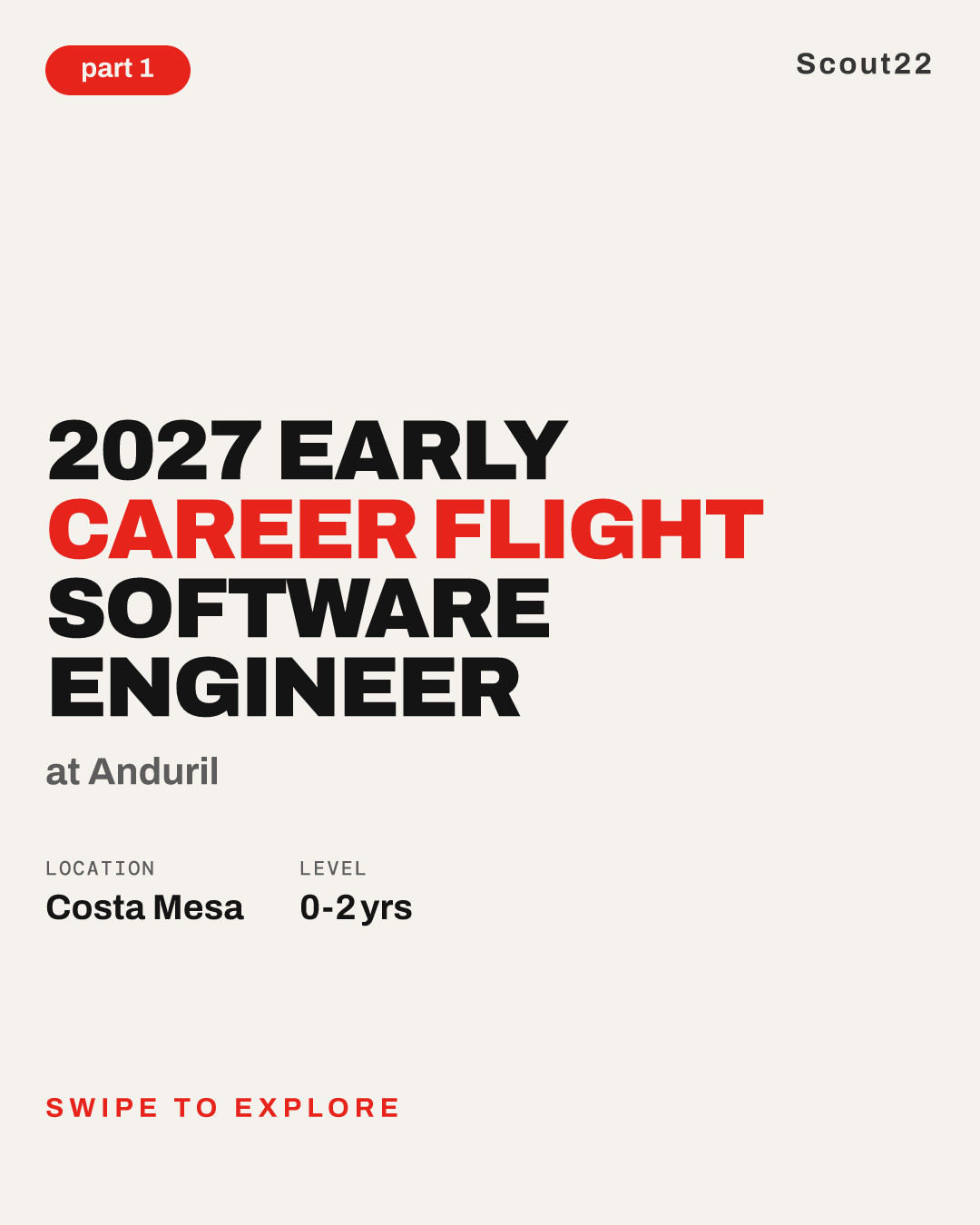 2027 Early Career Flight Software Engineer at Anduril