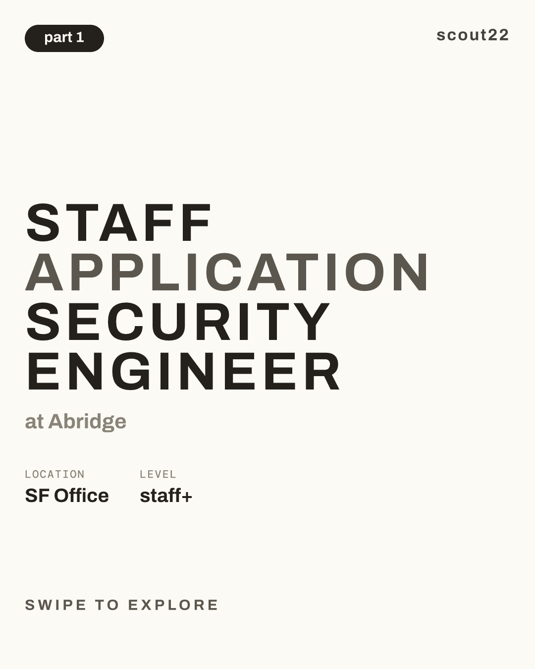 Staff Application Security Engineer at Abridge