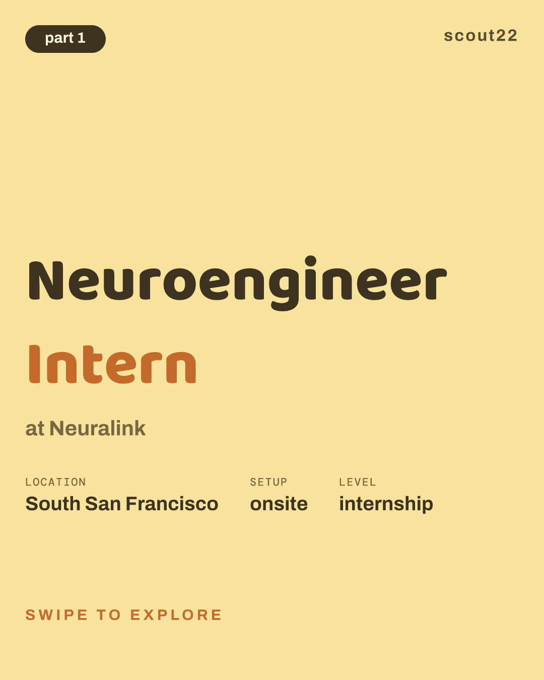 Neuroengineer Intern at Neuralink