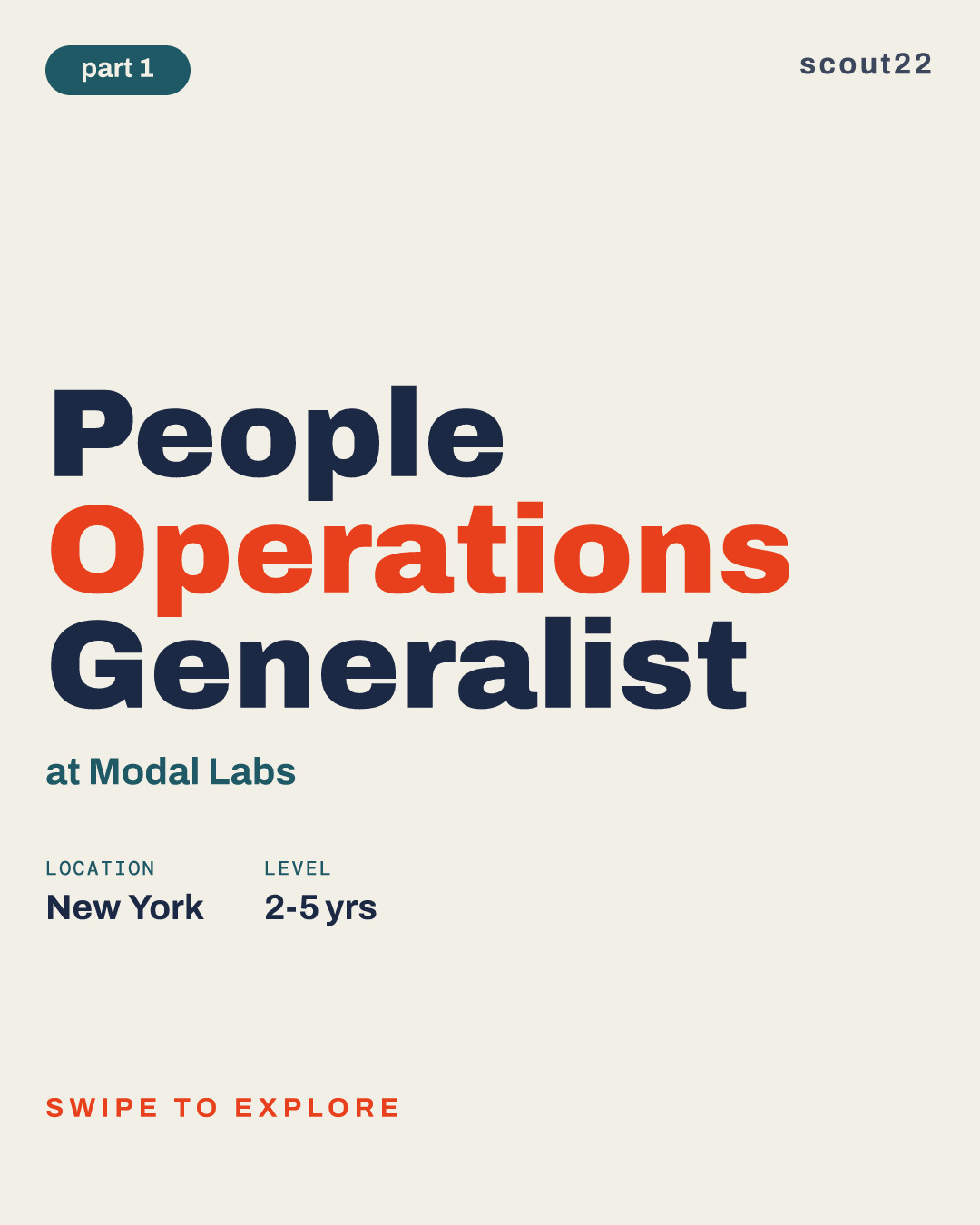 People Operations Generalist at Modal Labs