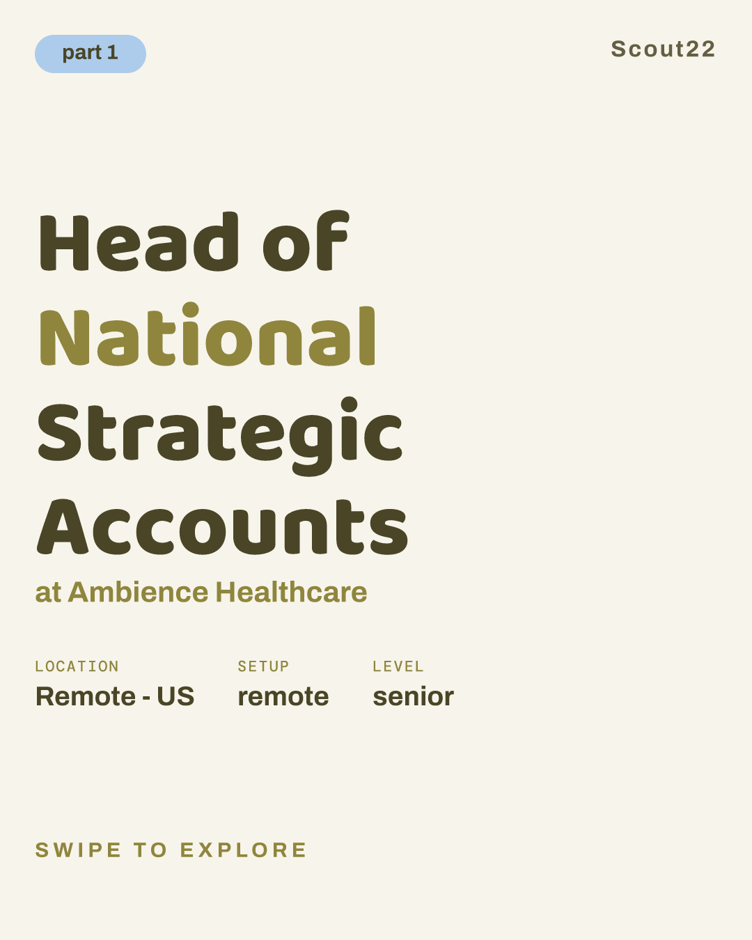 Head of National Strategic Accounts at Ambience Healthcare