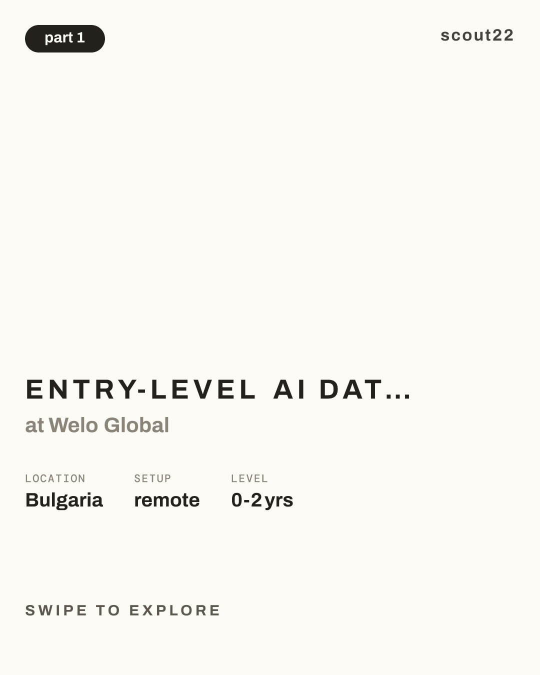 Entry-Level AI Data Rater - Swedish (Bulgaria) at Welo Global