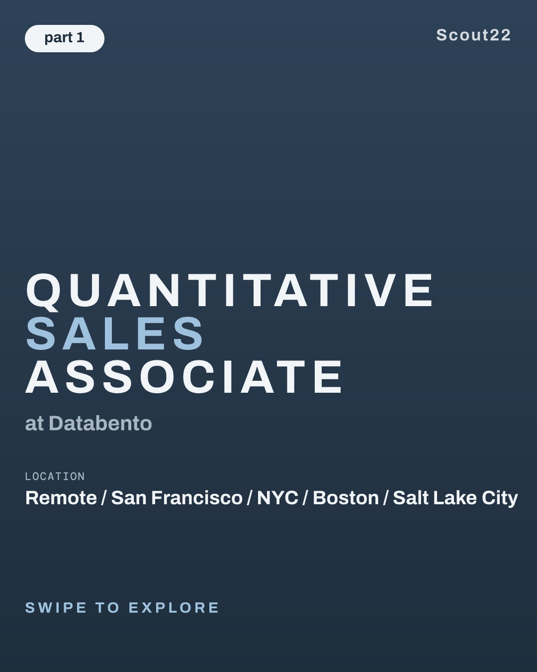 Quantitative Sales Associate at Databento