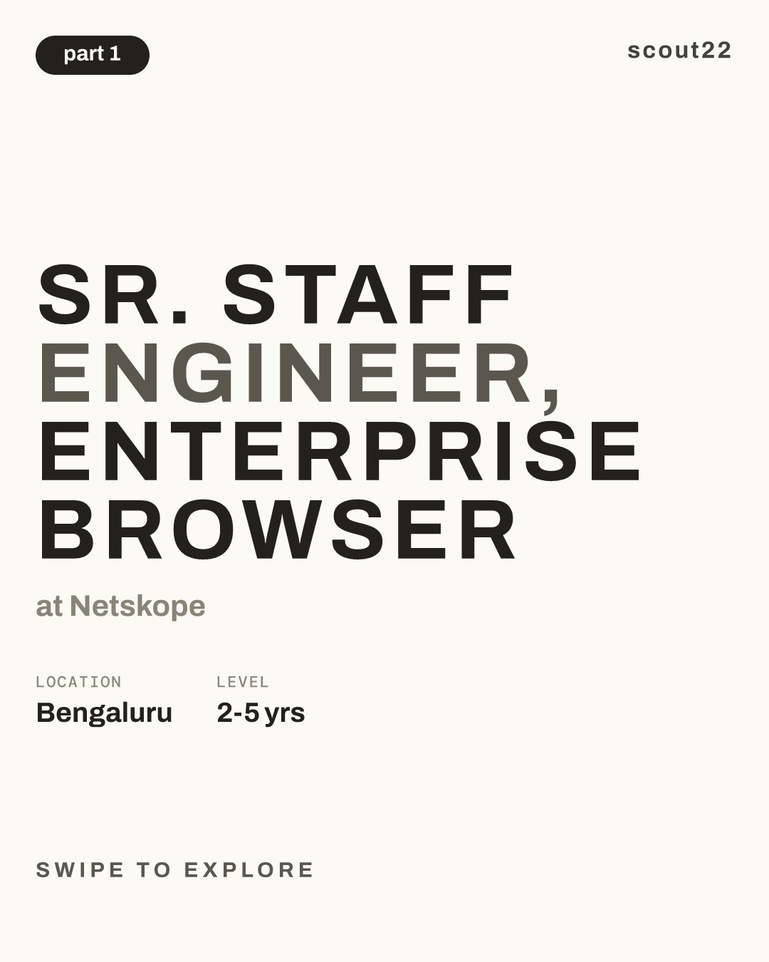 Sr. Staff Engineer, Enterprise Browser at Netskope