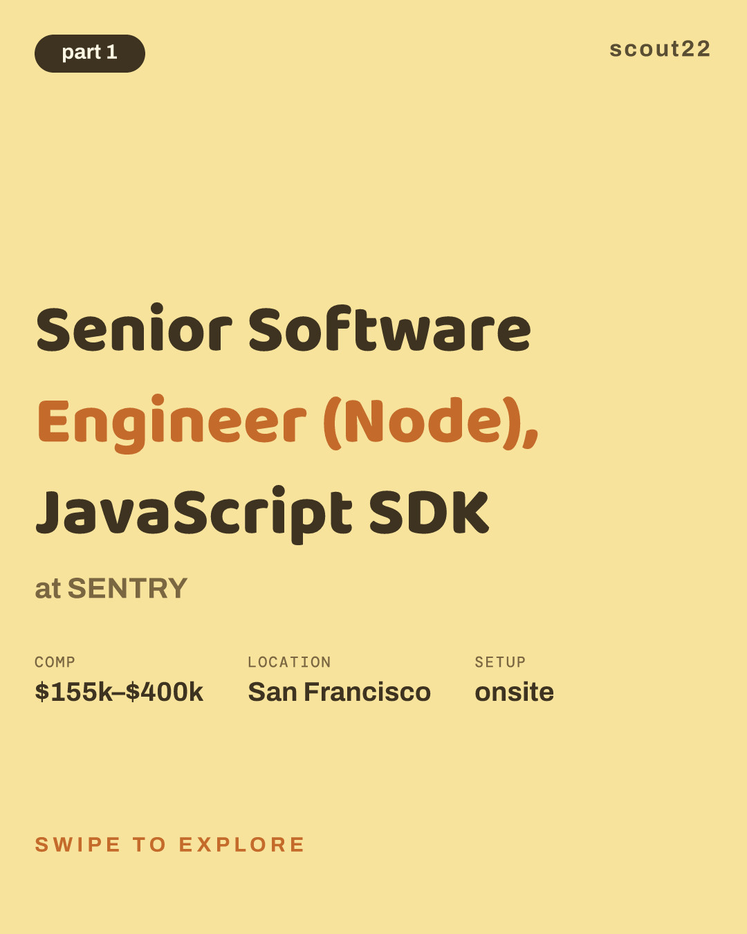 Senior Software Engineer (Node), JavaScript SDK at SENTRY