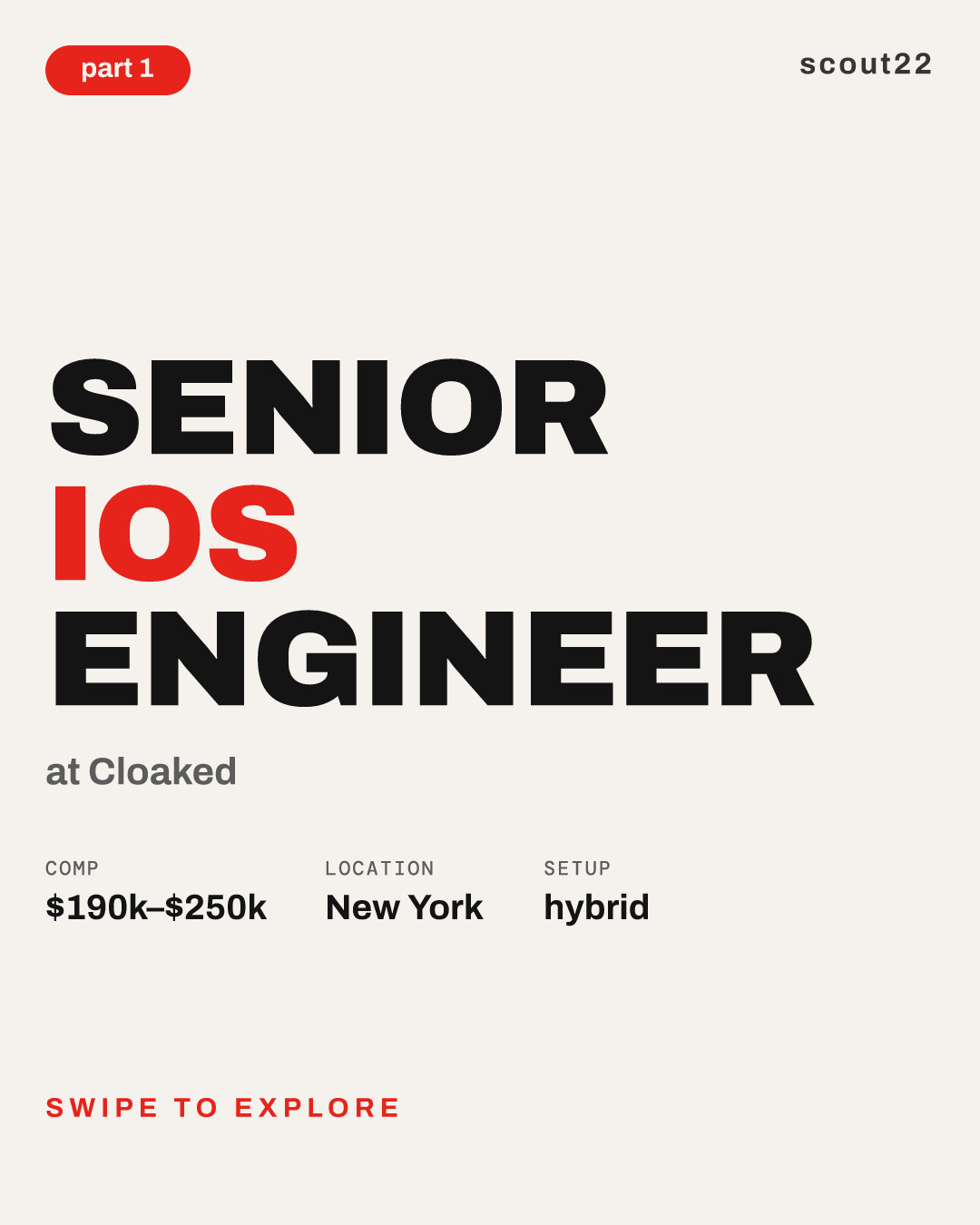 Senior iOS Engineer at Cloaked