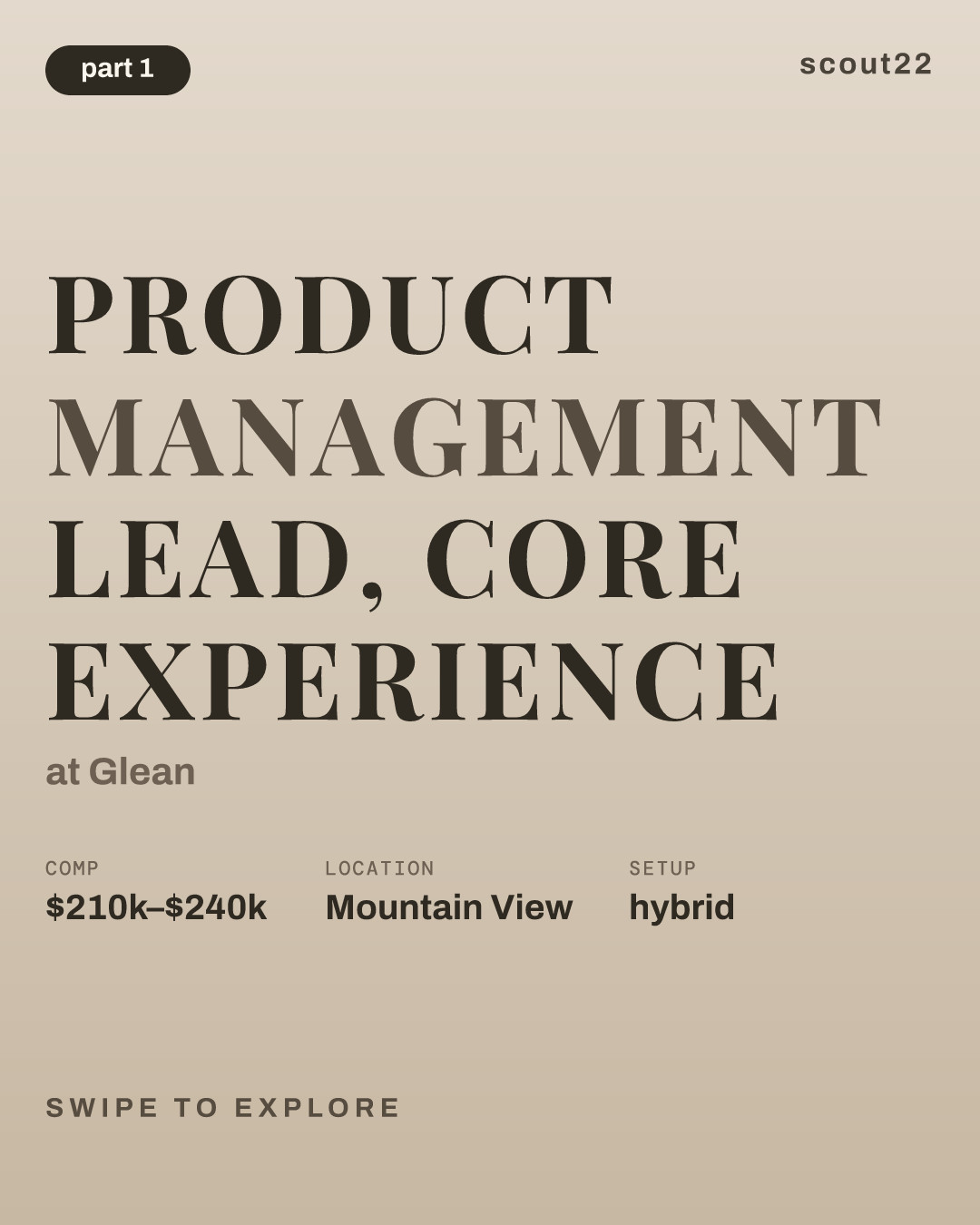 Product Management Lead, Core Experience at Glean
