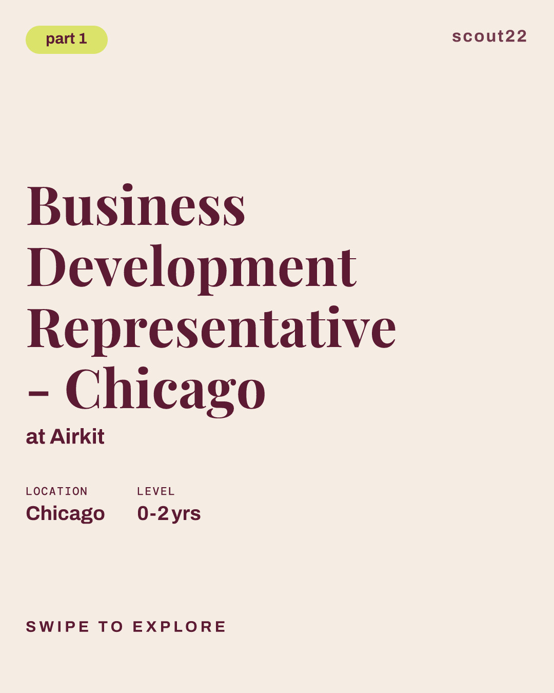 Business Development Representative - Chicago at Airkit