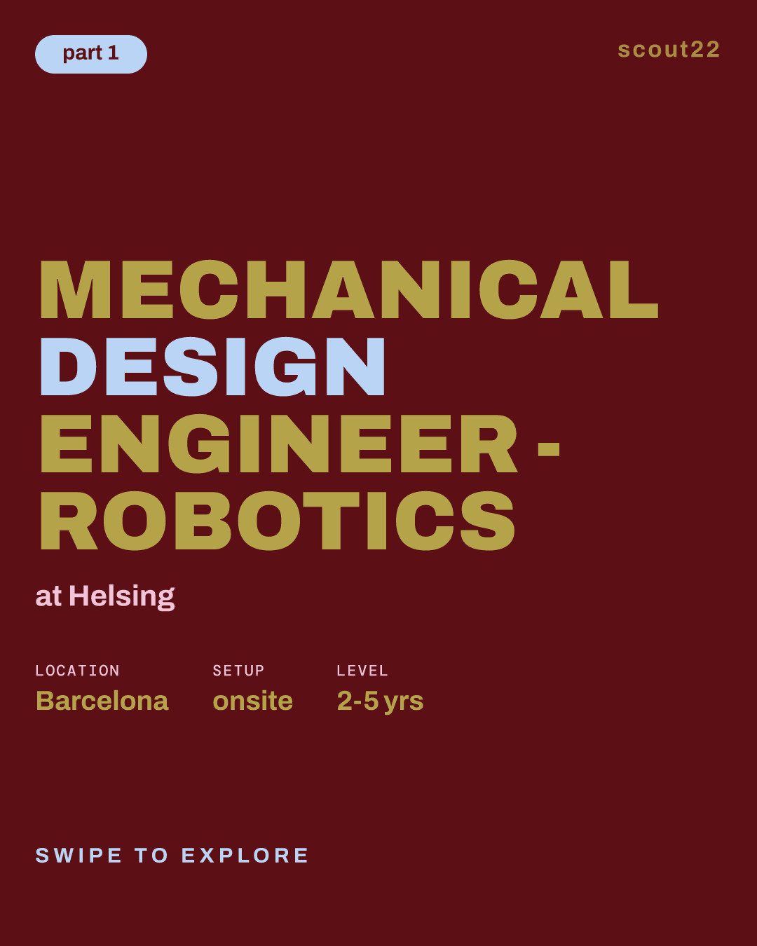 Mechanical Design Engineer - Robotics at Helsing