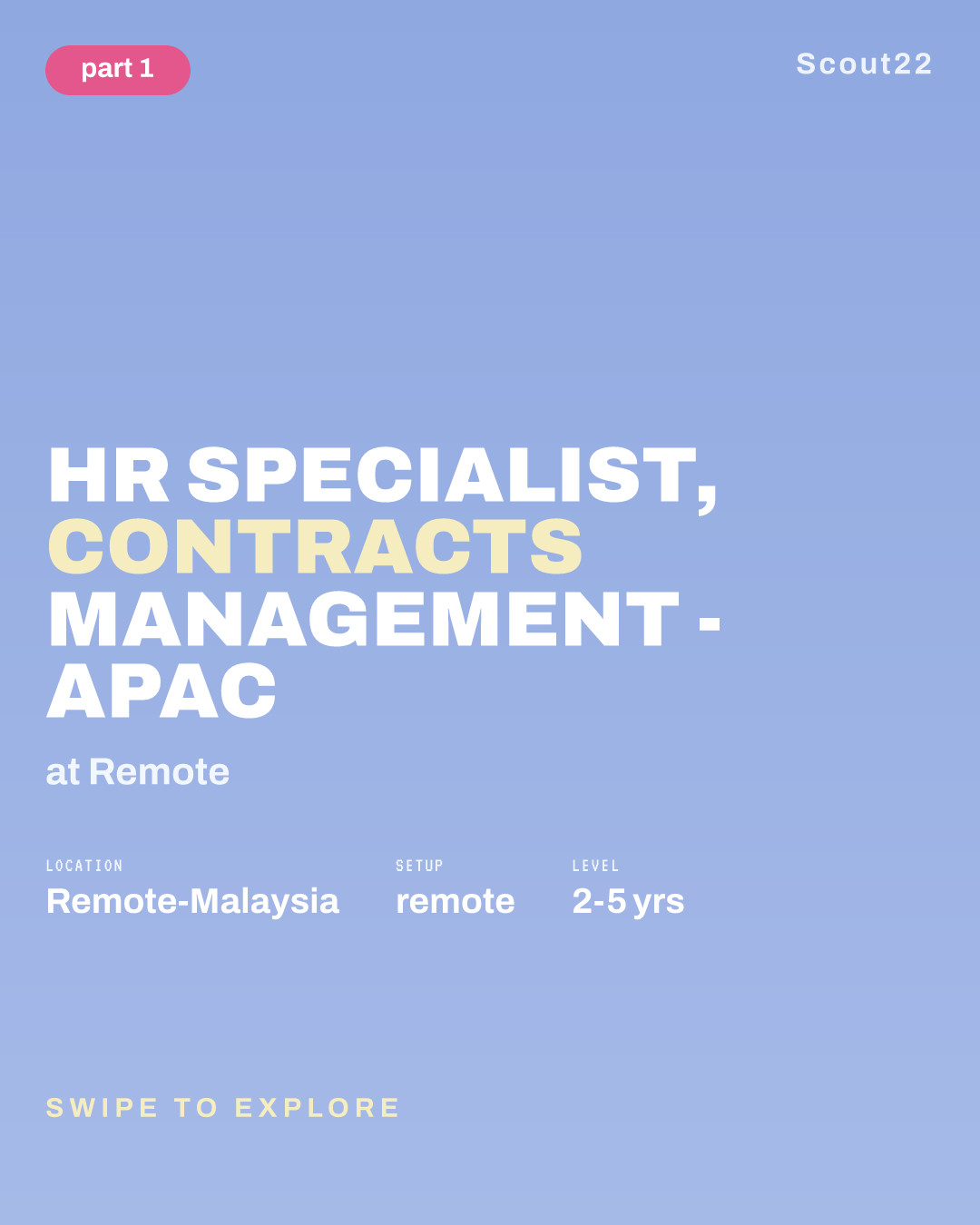 HR Specialist, Contracts Management - APAC at Remote