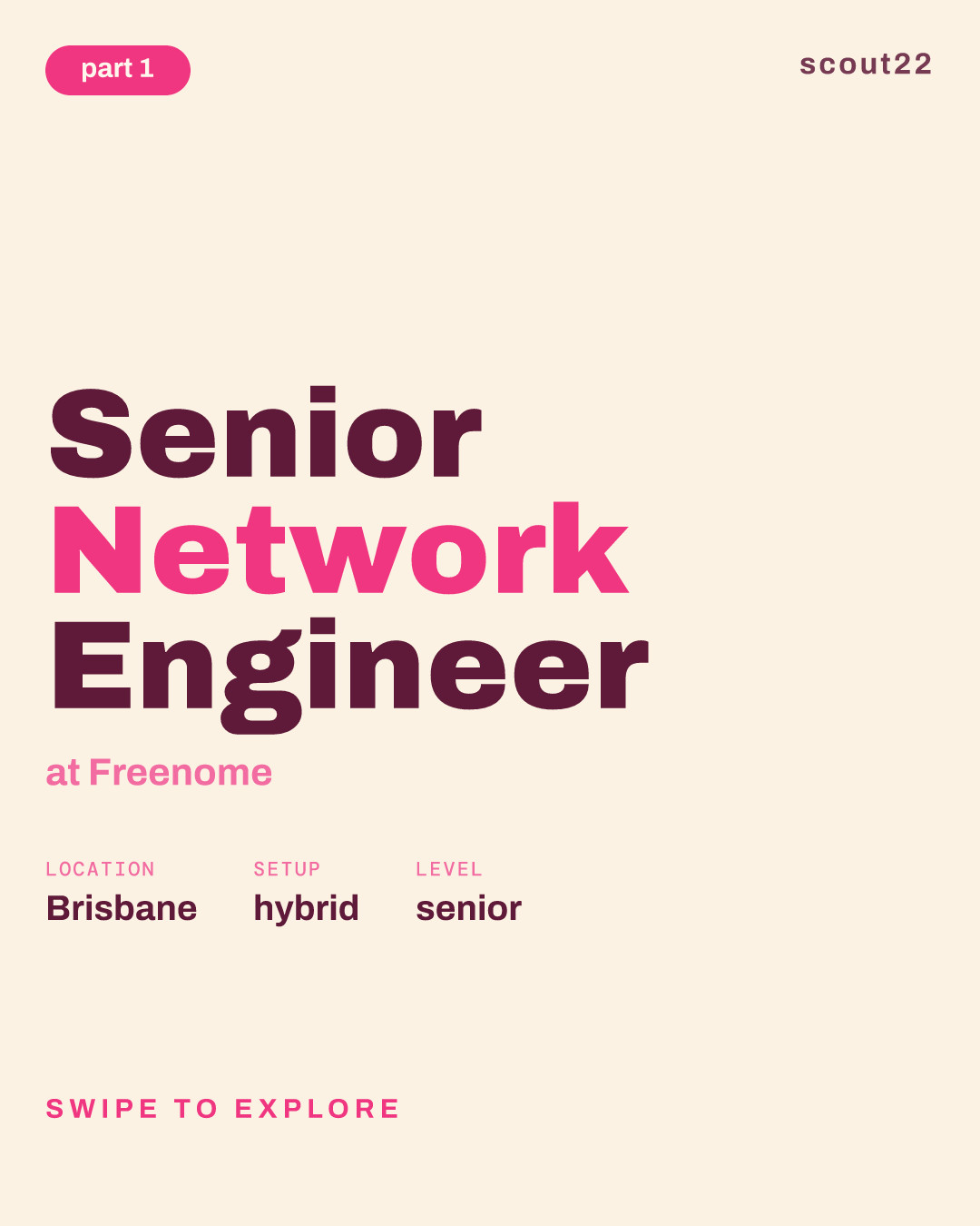 Senior Network Engineer at Freenome