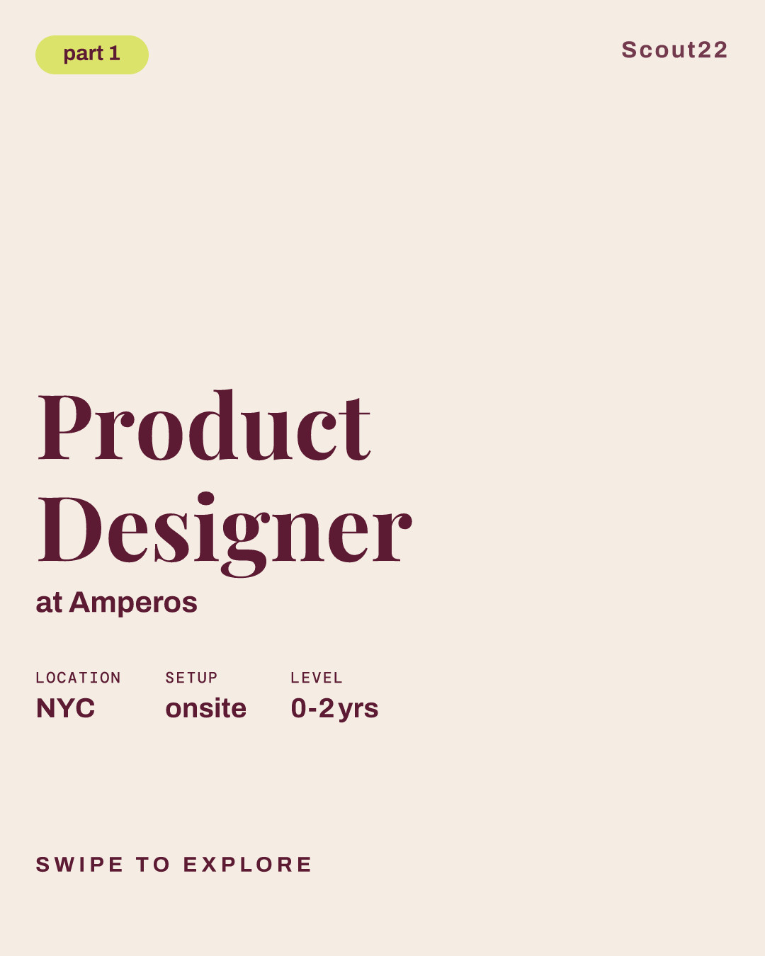 Product Designer at Amperos