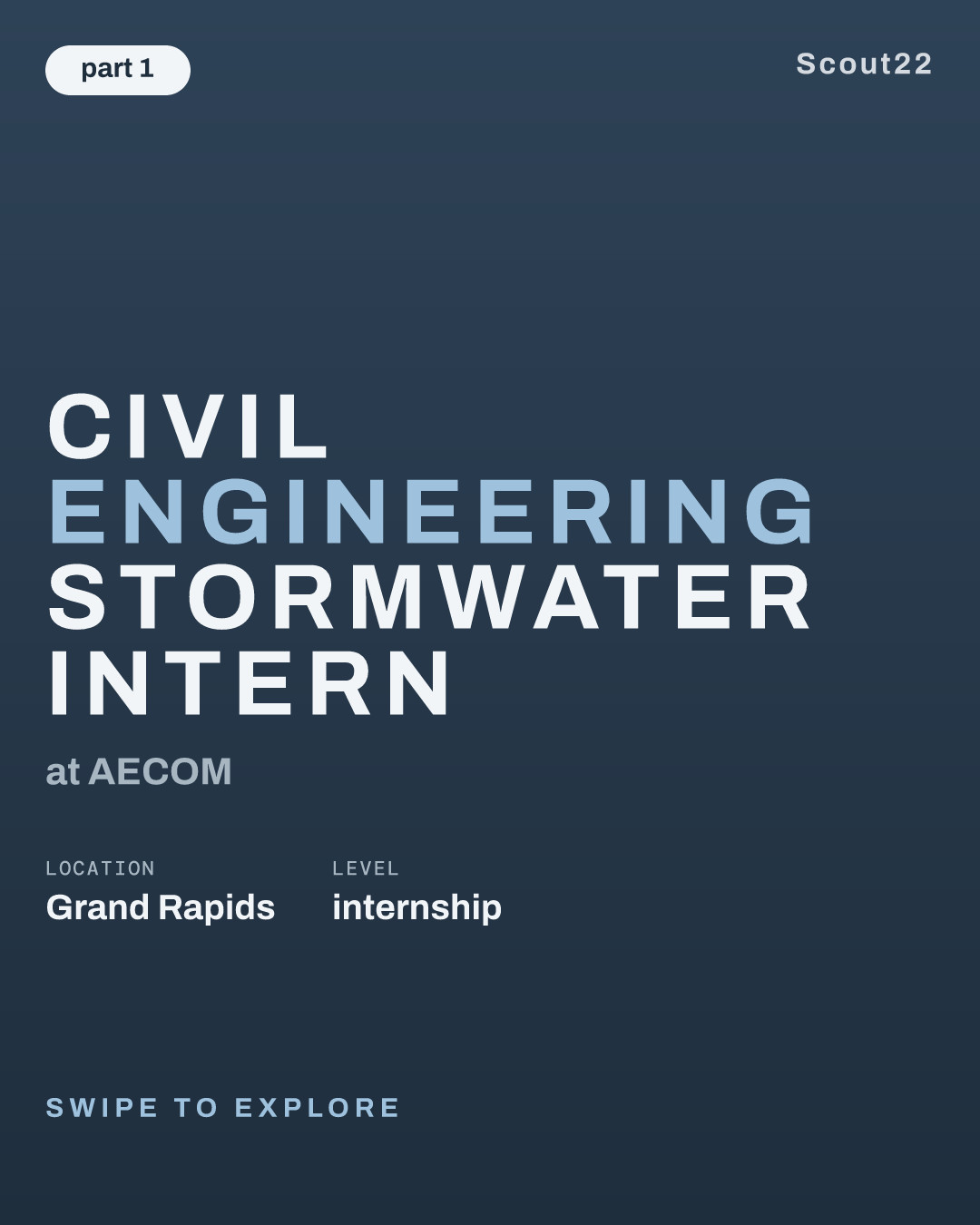 Civil Engineering Stormwater Intern at AECOM