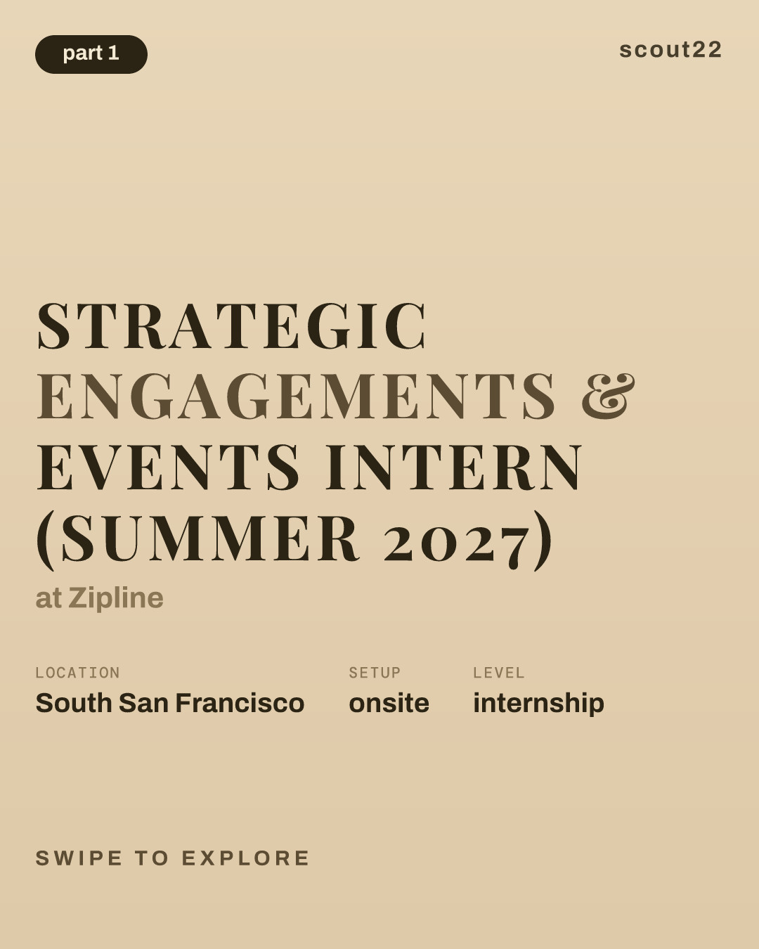 Strategic Engagements & Events Intern (Summer 2027) at Zipline