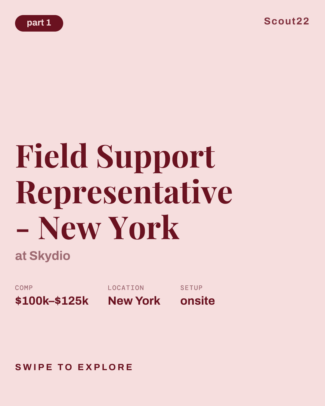 Field Support Representative - New York at Skydio