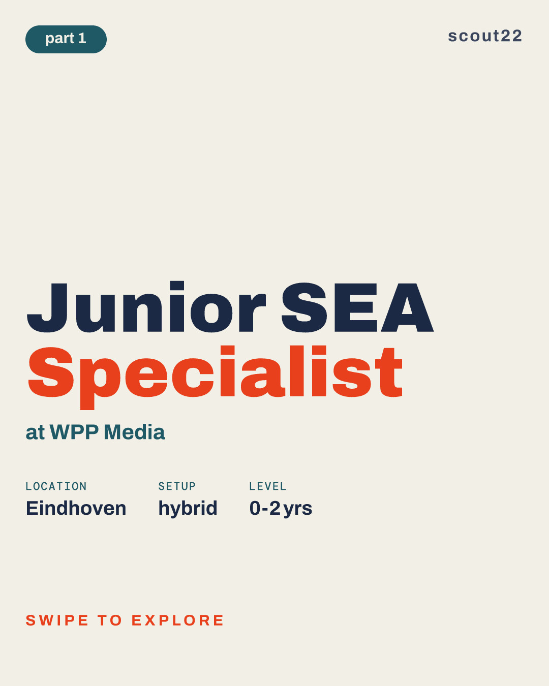 Junior SEA Specialist at WPP Media