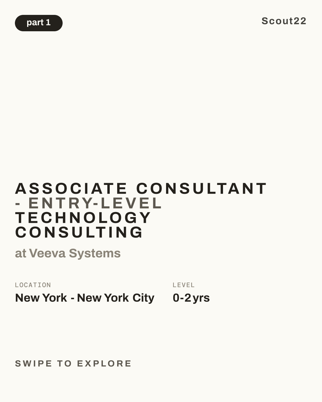 Associate Consultant - Entry-Level Technology Consulting at Veeva Systems