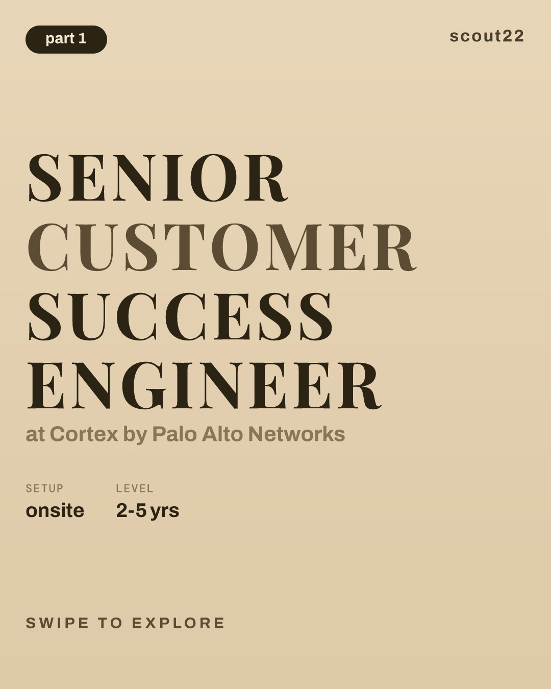 Senior Customer Success Engineer at Cortex by Palo Alto Networks