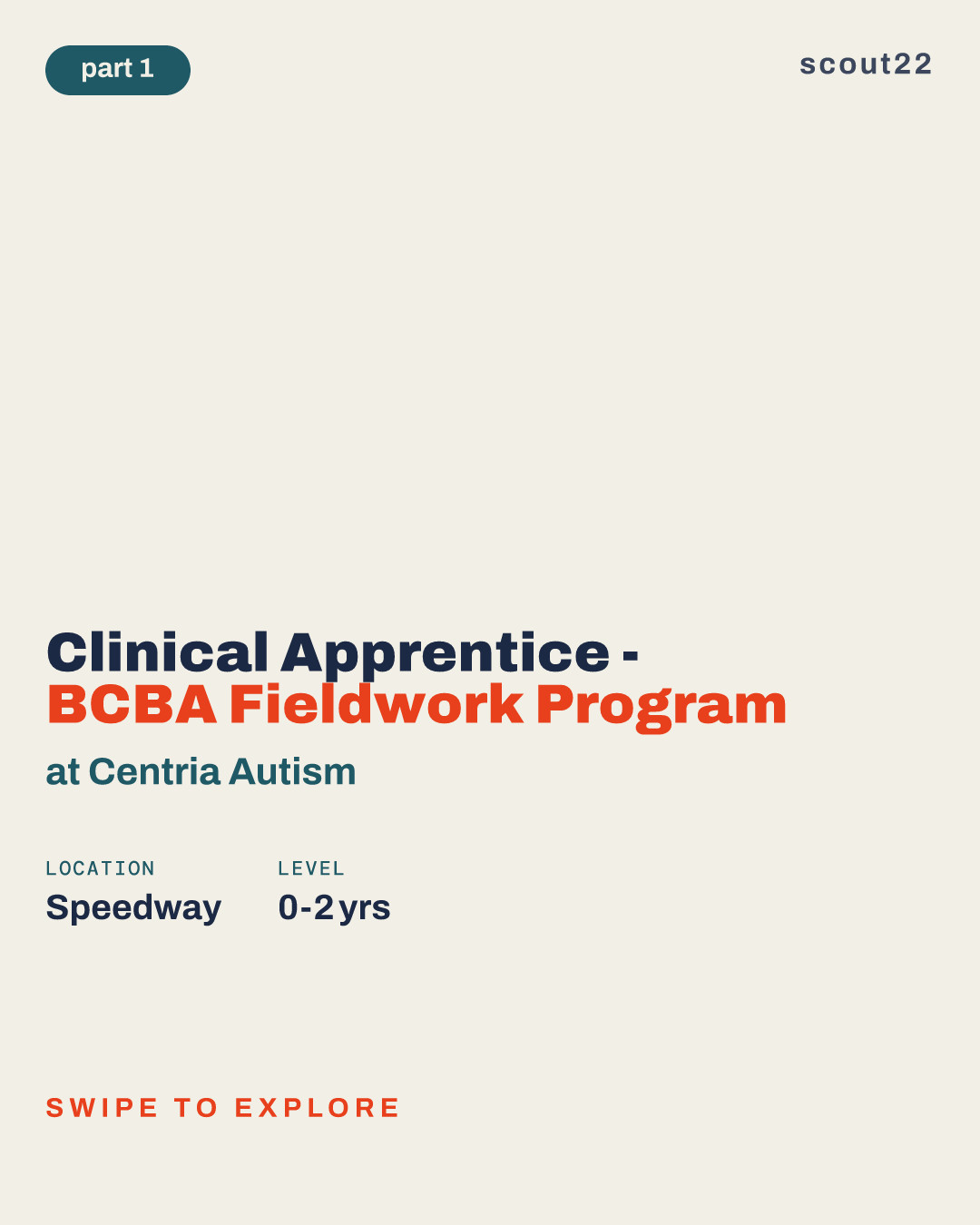 Clinical Apprentice - BCBA Fieldwork Program at Centria Autism