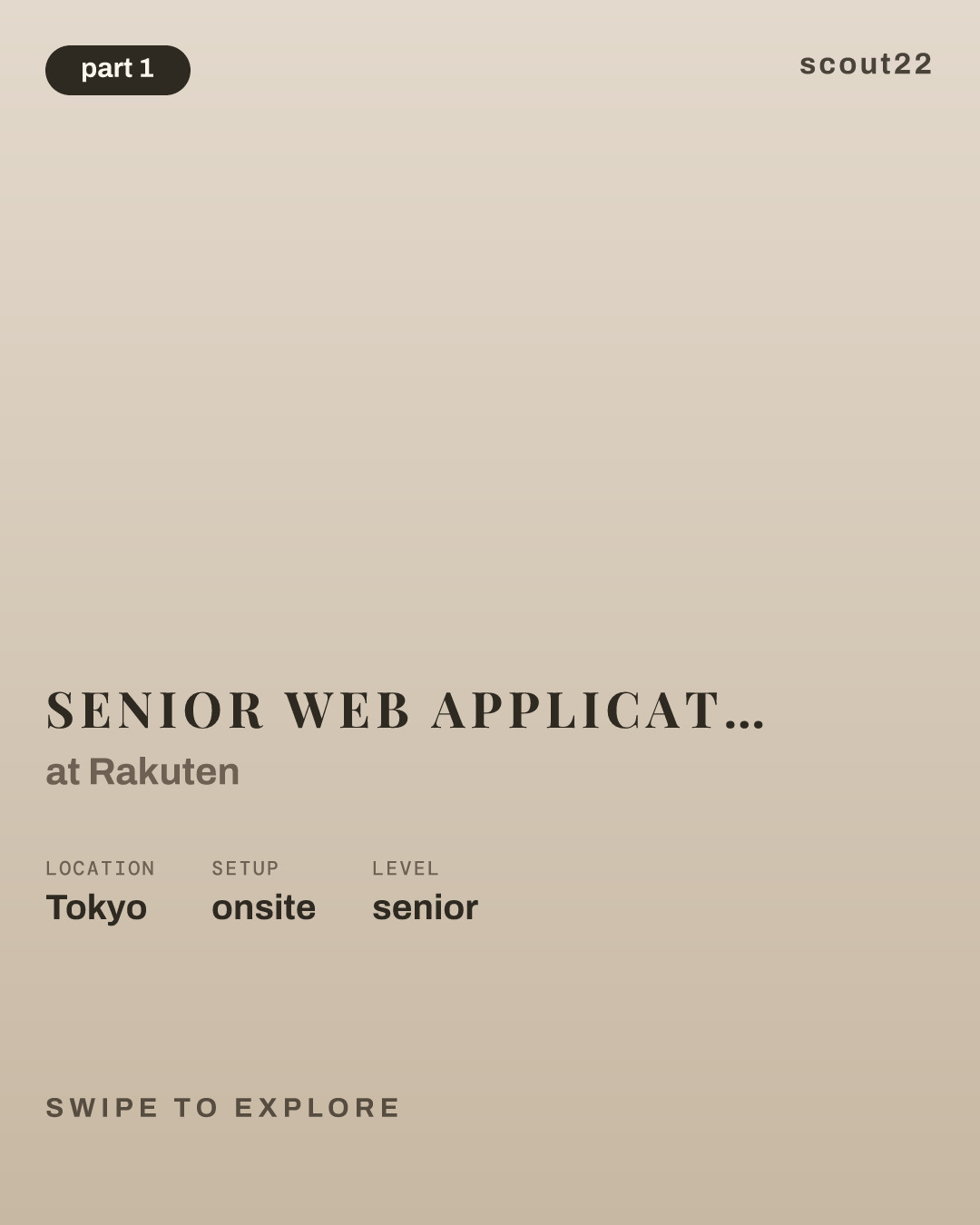 Senior Web Application Engineer, J.League Online Store - EC Expansion Development Department (ECEXD) at Rakuten