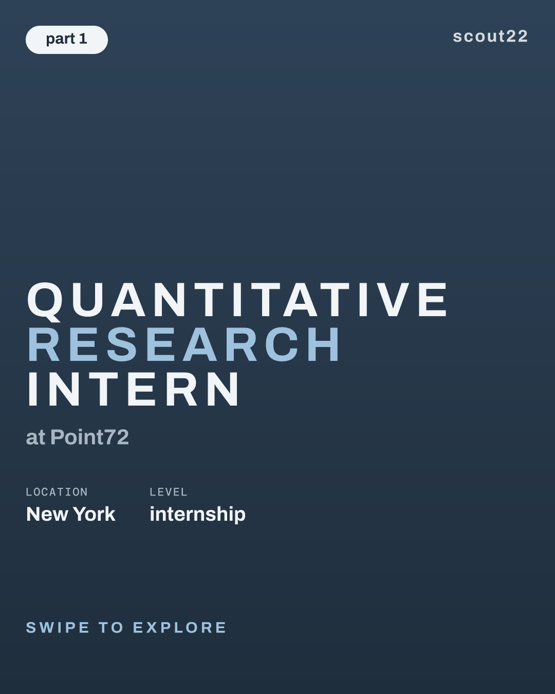 Quantitative Research Intern at Point72