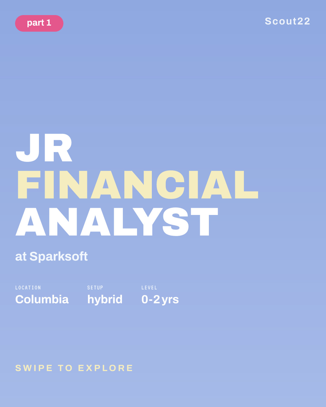 Jr Financial Analyst at Sparksoft