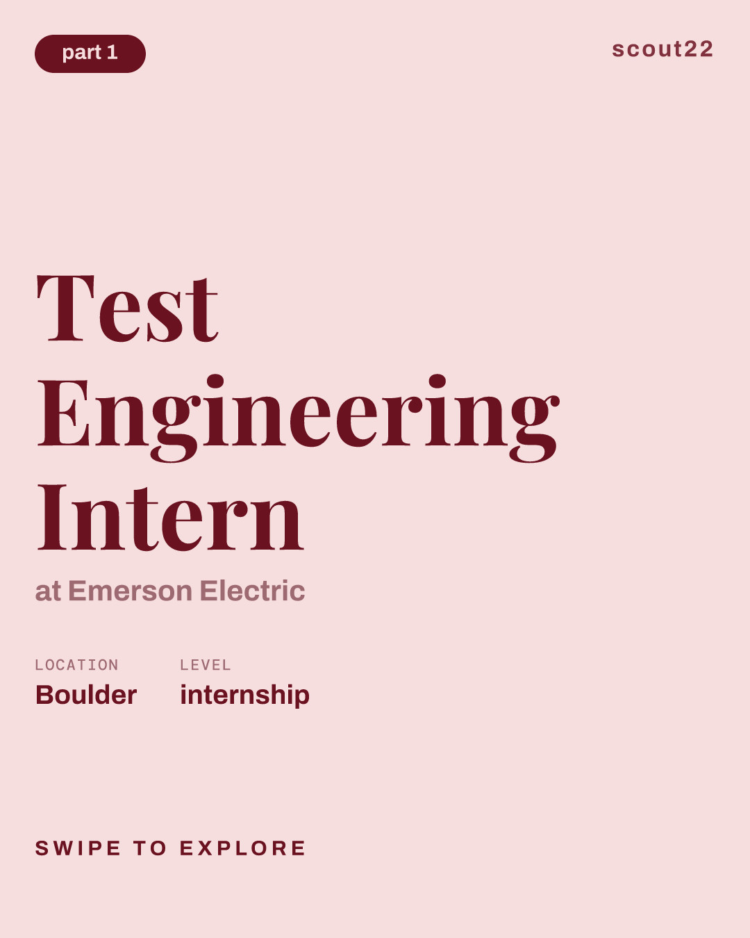 Test Engineering Intern at Emerson Electric