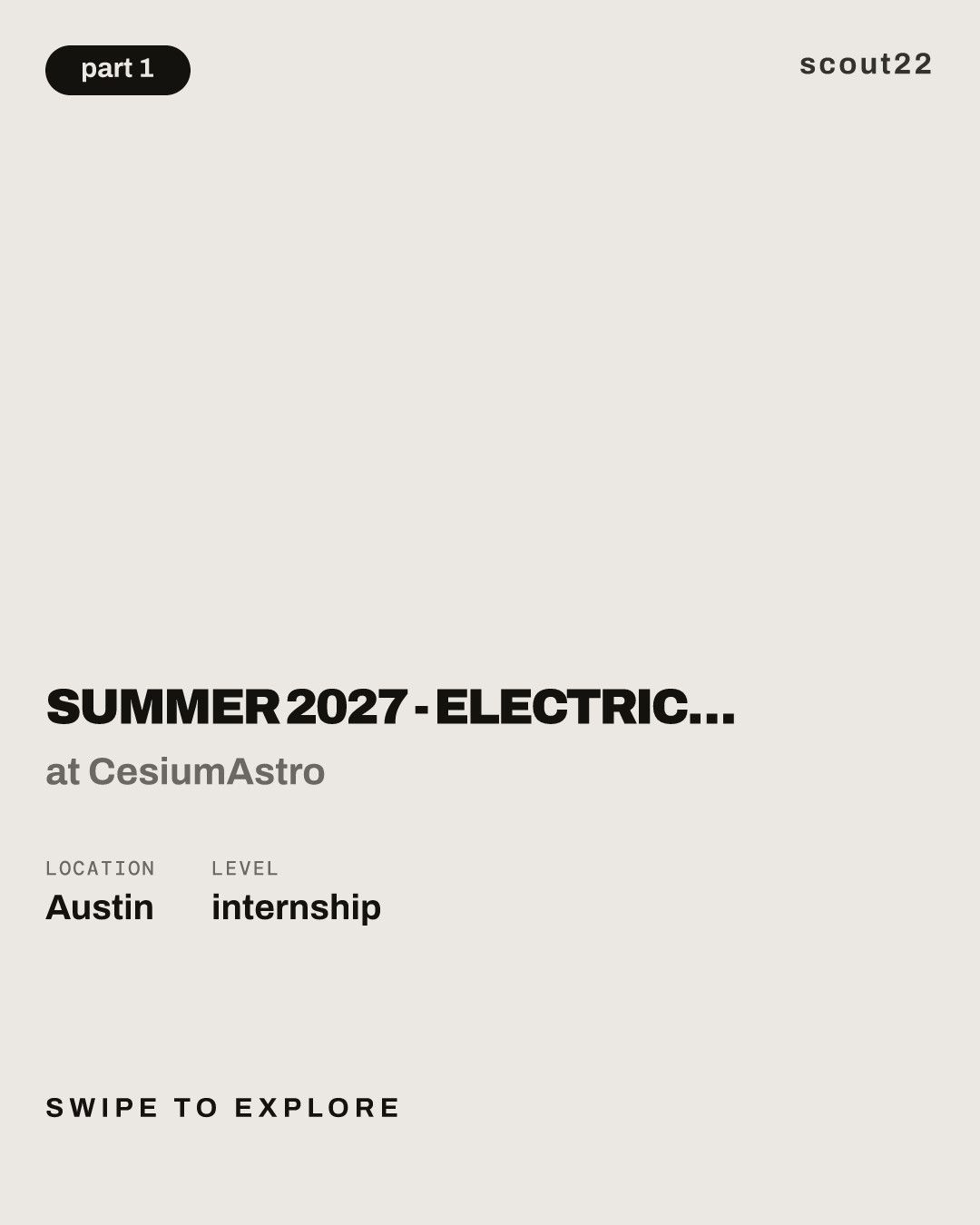 Summer 2027 - Electrical Engineering Internship, Hardware at CesiumAstro