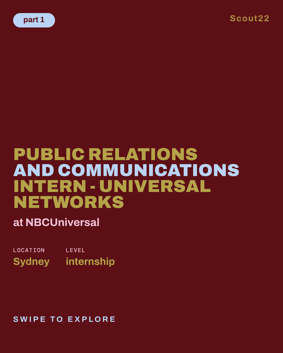 Public Relations and Communications Intern - Universal Networks at NBCUniversal