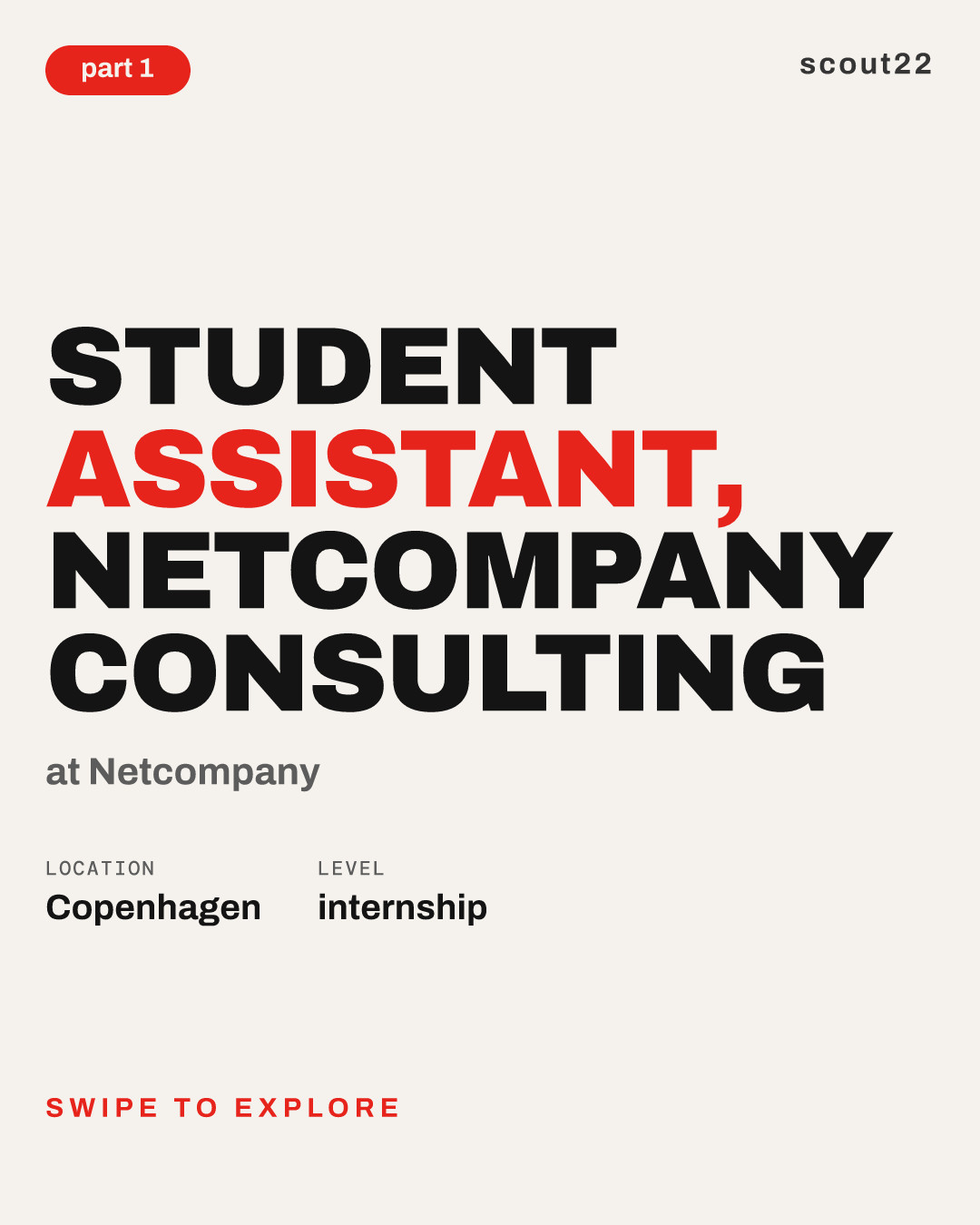Student Assistant, Netcompany Consulting at Netcompany