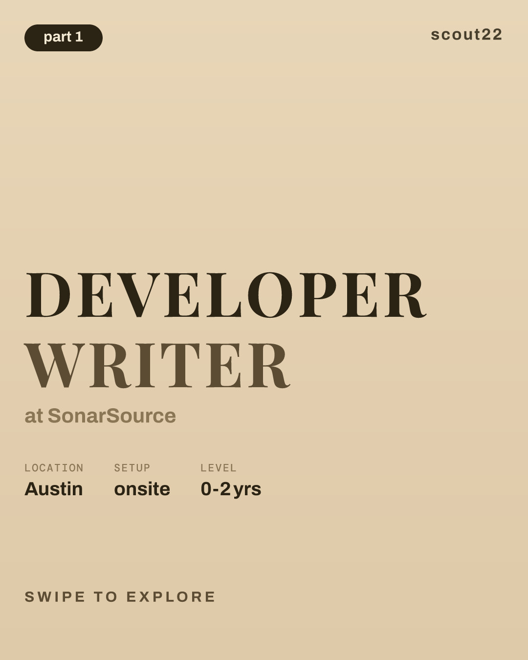 Developer Writer at SonarSource