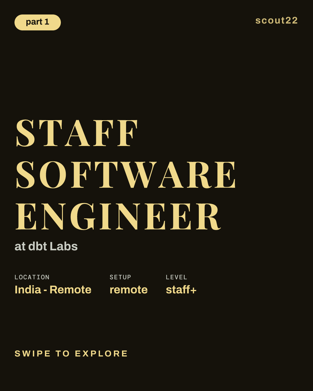 Staff Software Engineer at dbt Labs