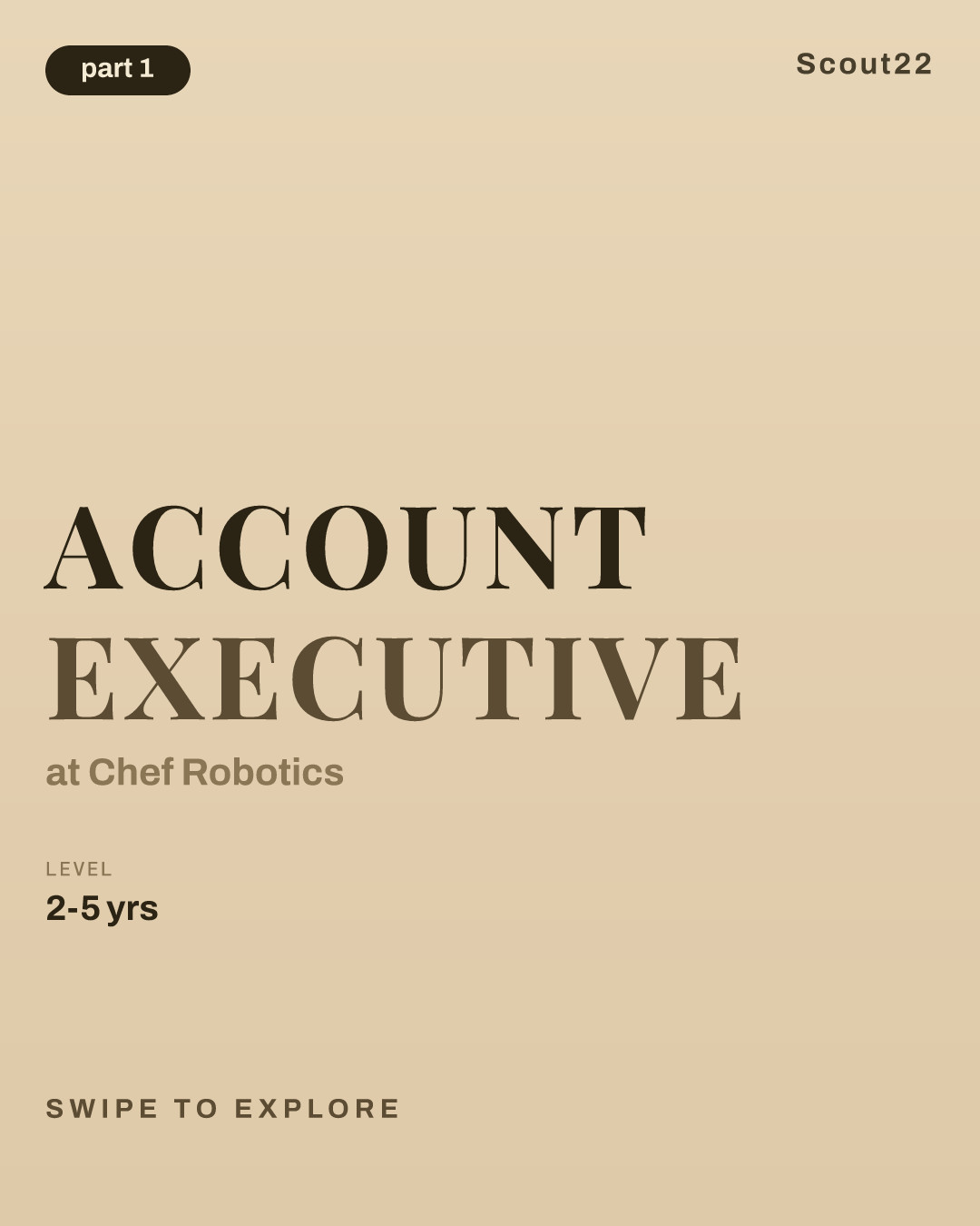 Account Executive at Chef Robotics