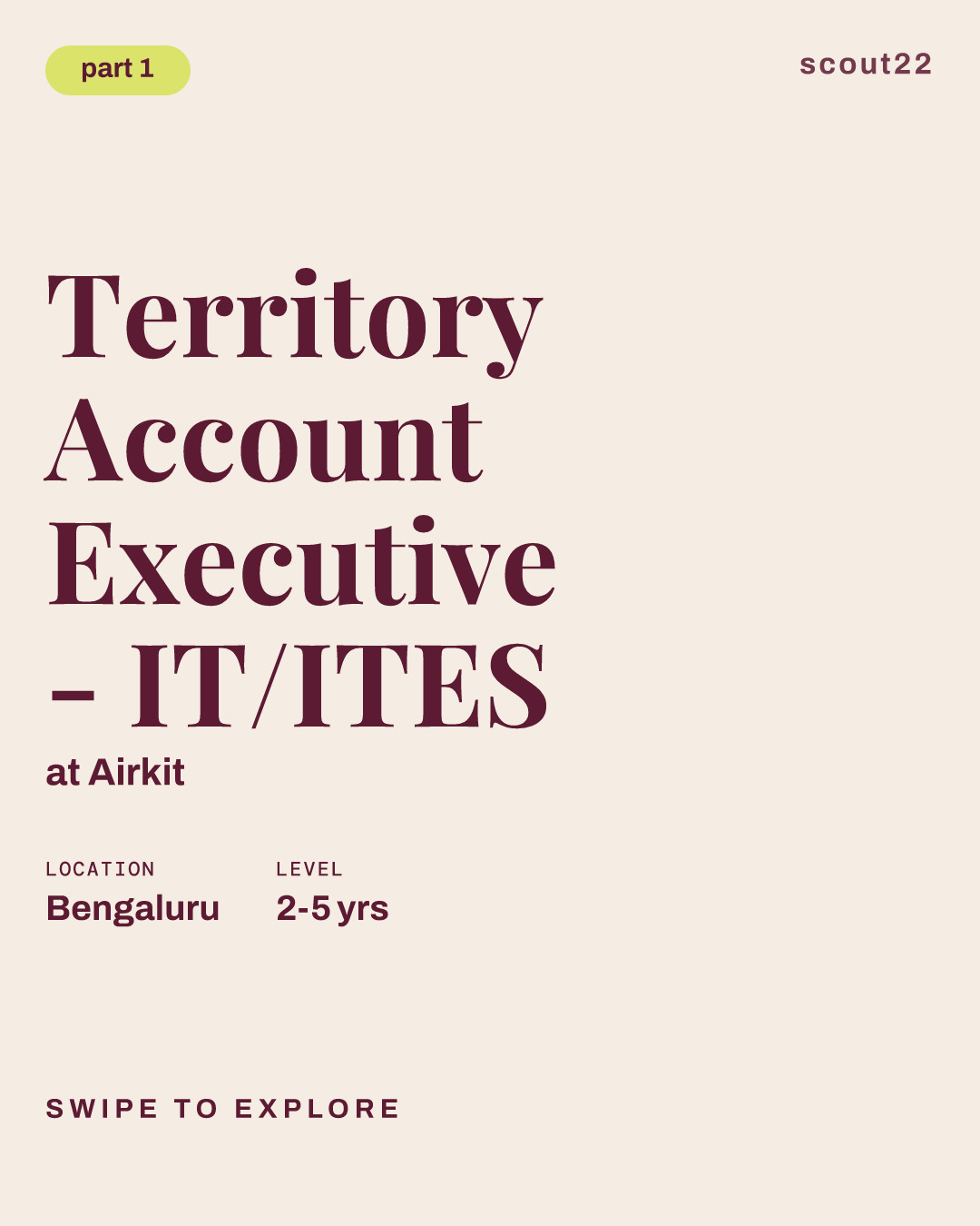 Territory Account Executive - IT/ITES at Airkit