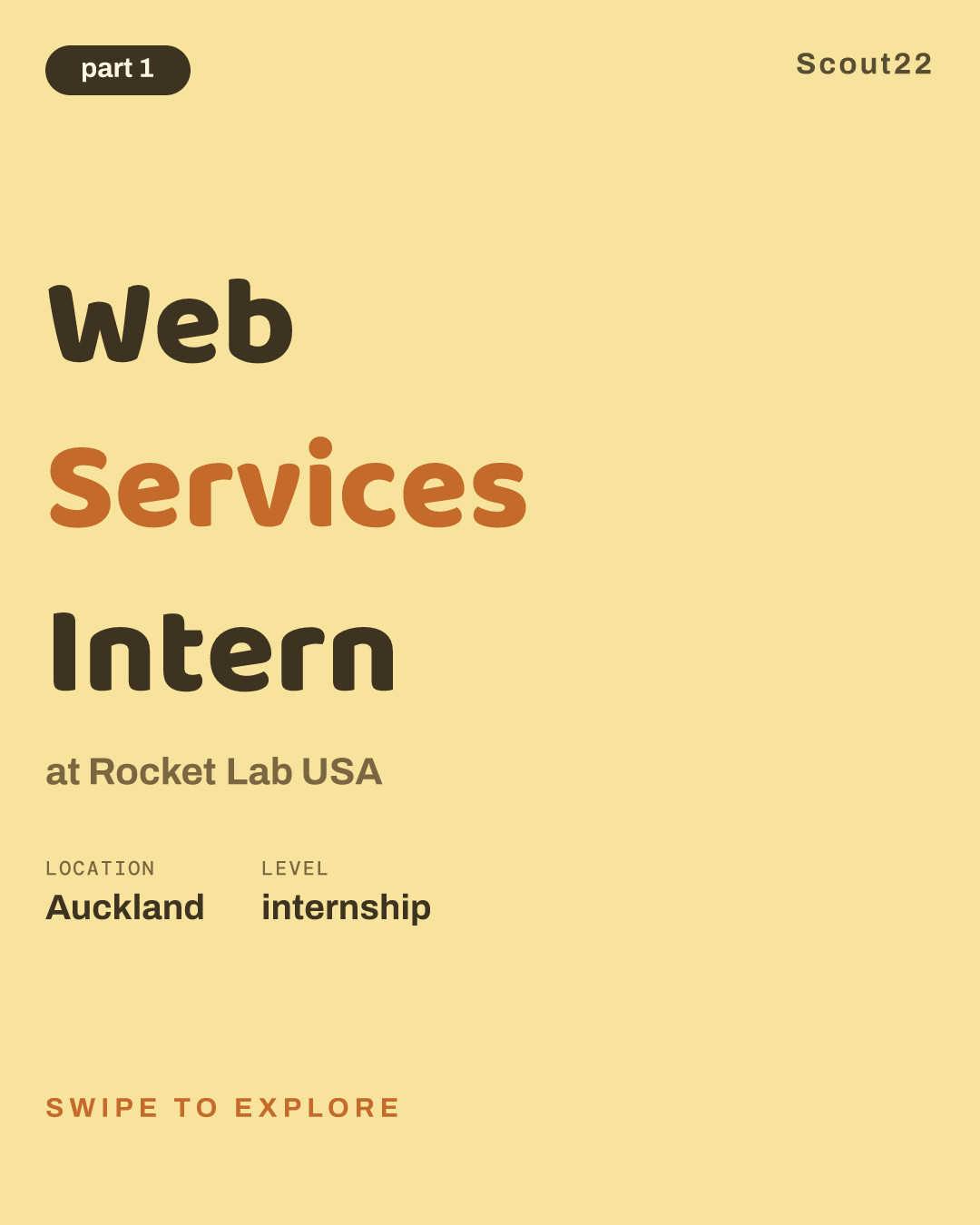 Web Services Intern at Rocket Lab USA