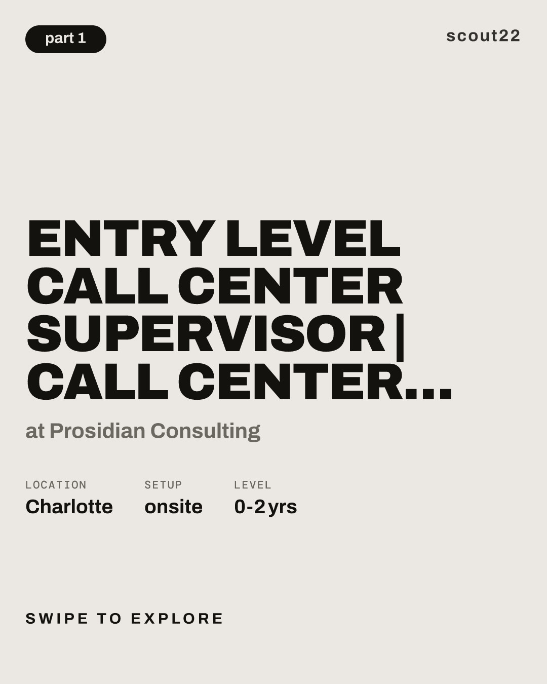 Entry Level Call Center Supervisor | Call Center Supervisor [COC0022021] at Prosidian Consulting