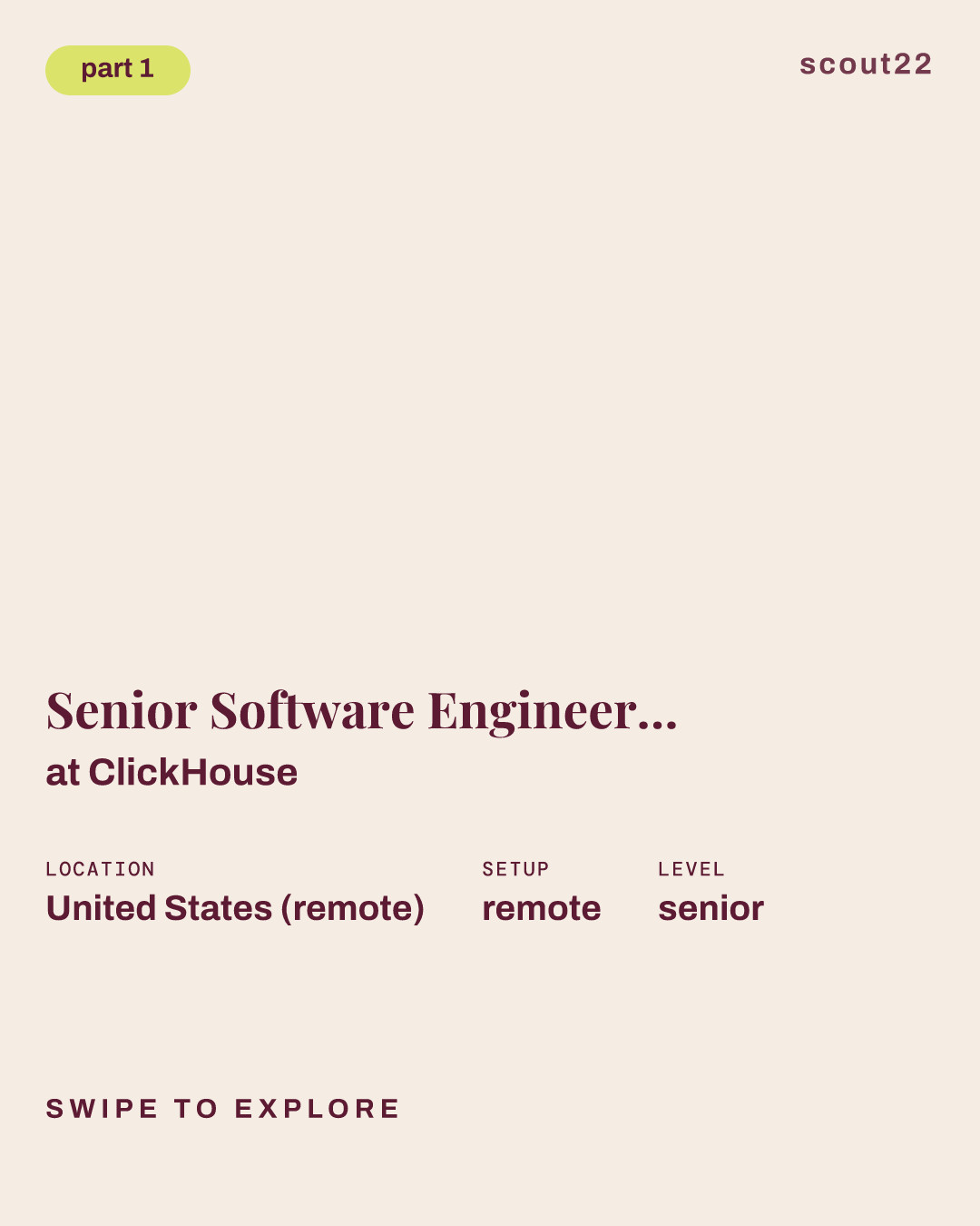 Senior Software Engineer - Postgres at ClickHouse