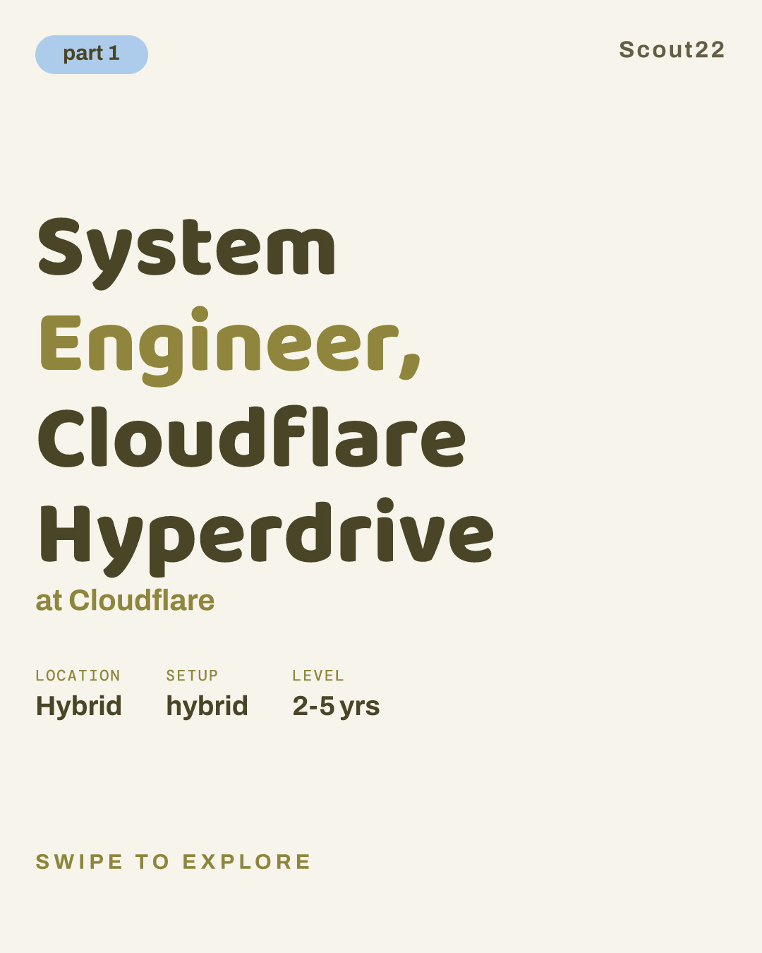 System Engineer, Cloudflare Hyperdrive at Cloudflare