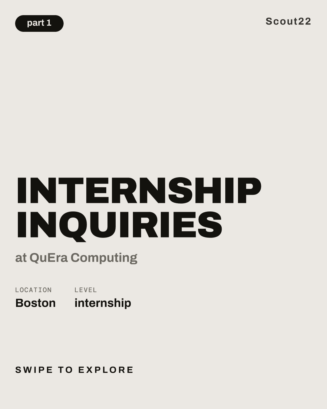 Internship Inquiries at QuEra Computing