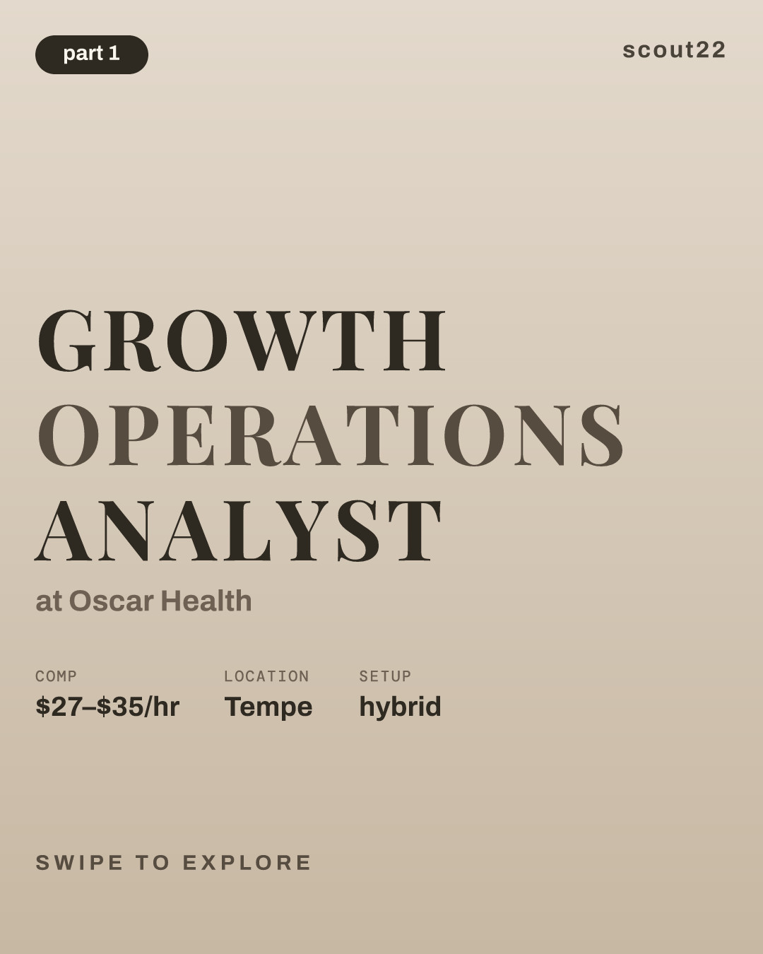 Growth Operations Analyst at Oscar Health