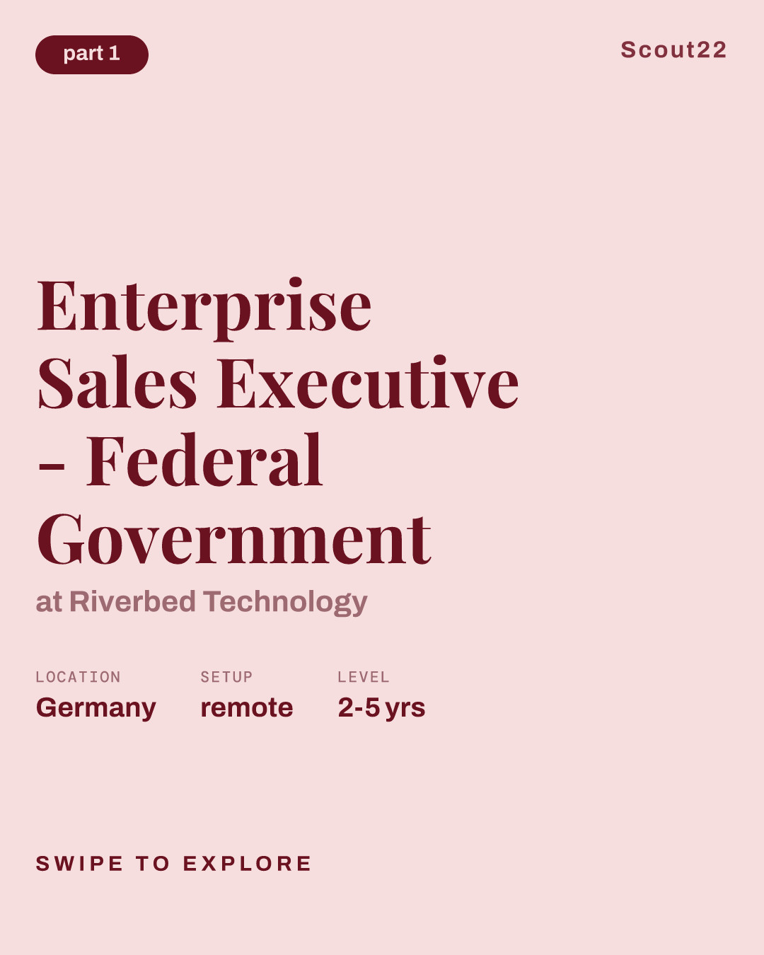 Enterprise Sales Executive - Federal Government at Riverbed Technology