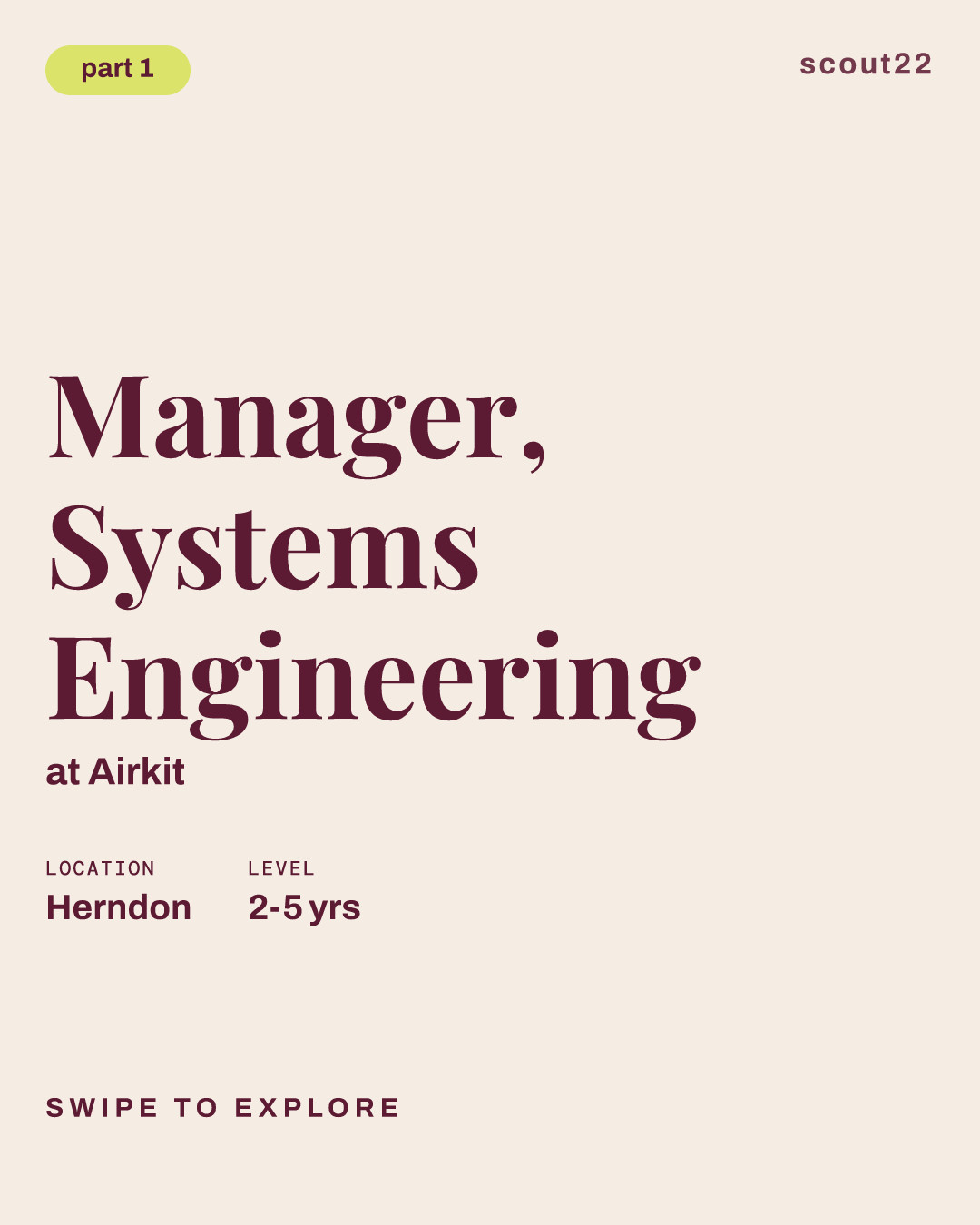 Manager, Systems Engineering at Airkit