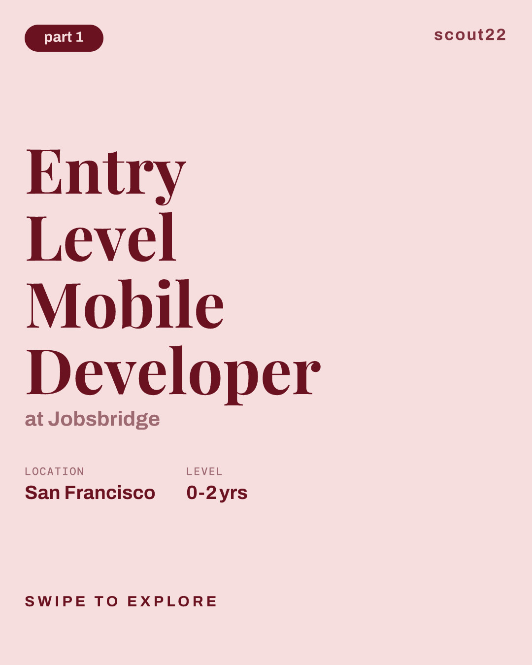Entry Level Mobile Developer at Jobsbridge