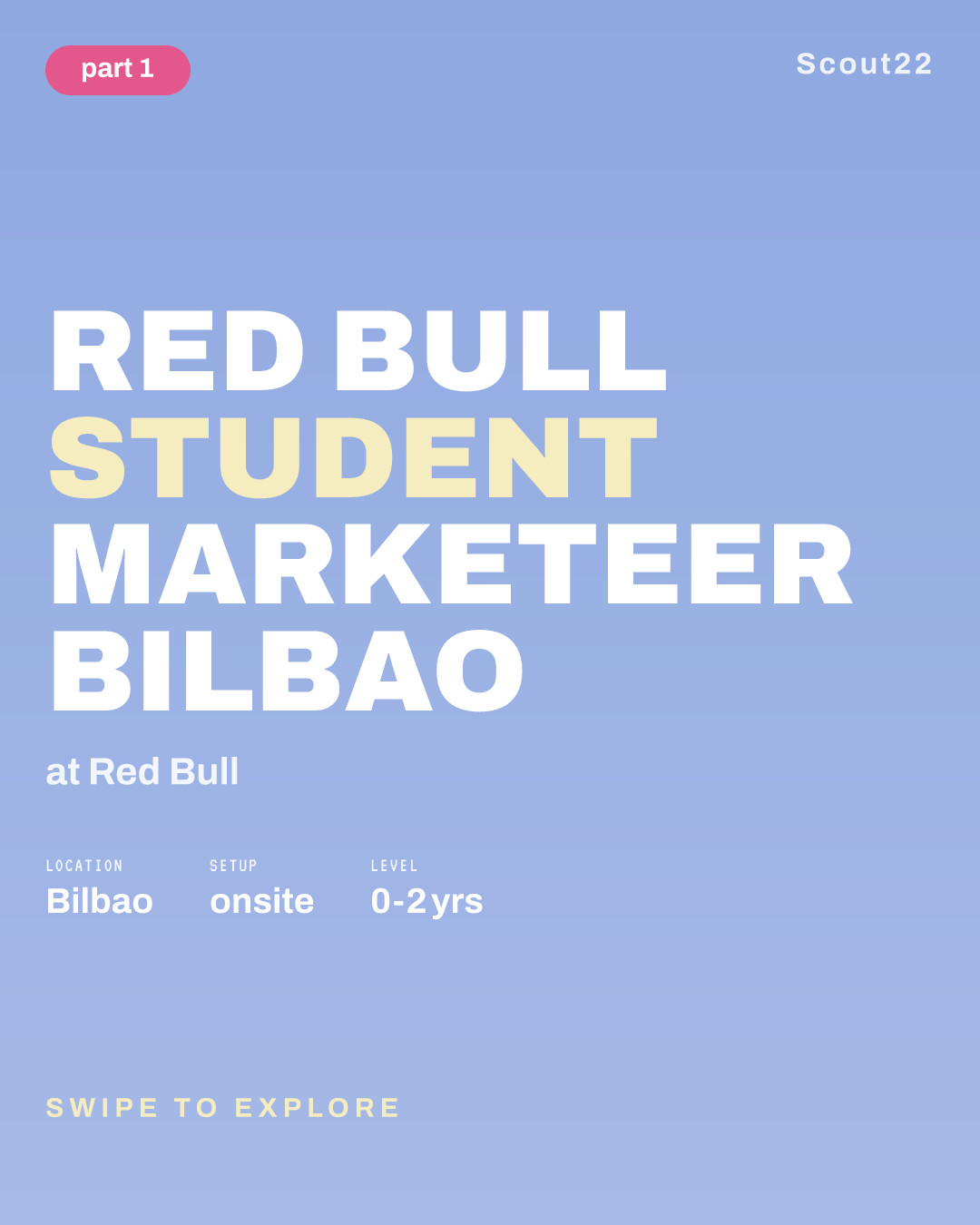 Red Bull Student Marketeer Bilbao at Red Bull