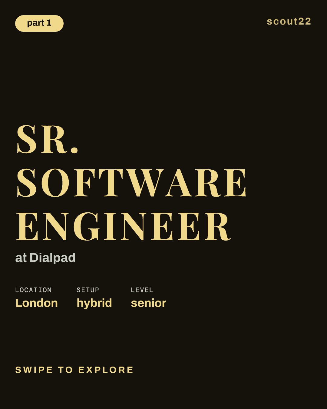 Sr. Software Engineer at Dialpad