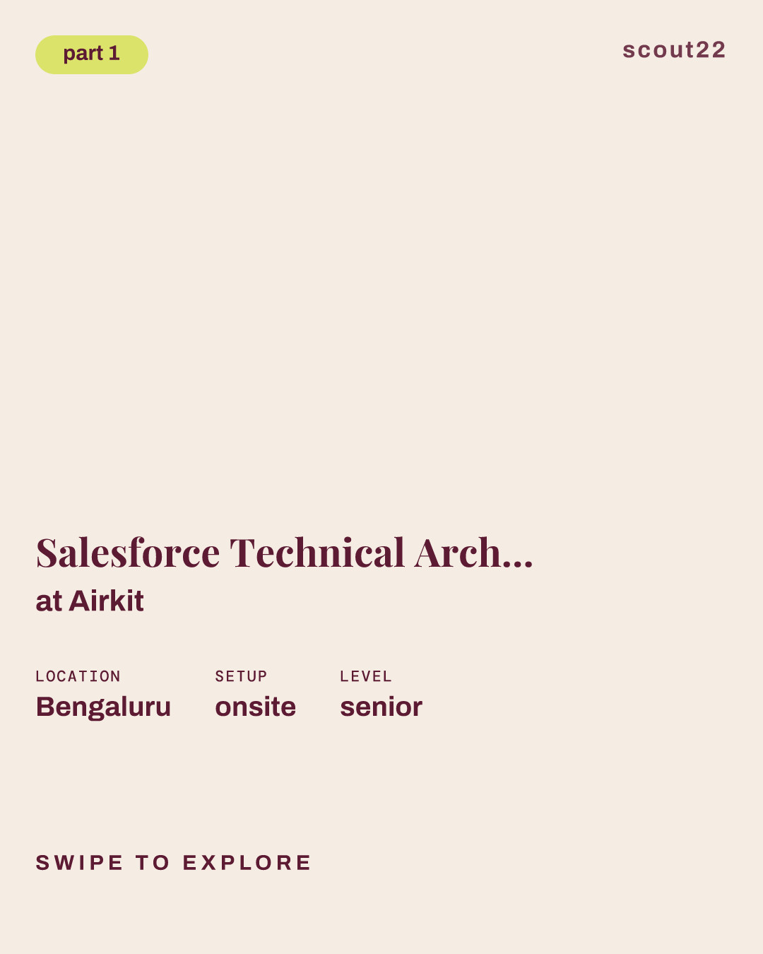 Salesforce Technical Architect (Revenue Cloud Or Salesforce CPQ)/Healthcare/FINS at Airkit